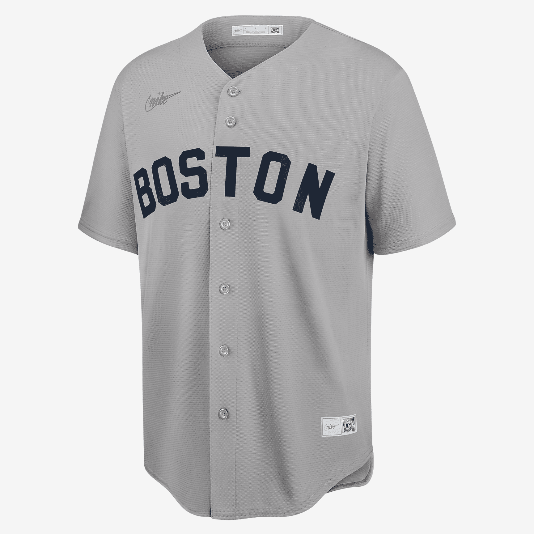 MLB Boston Red Sox (Carl Yastrzemski) Men's Cooperstown Baseball Jersey - Atmosphere Grey - vstockx