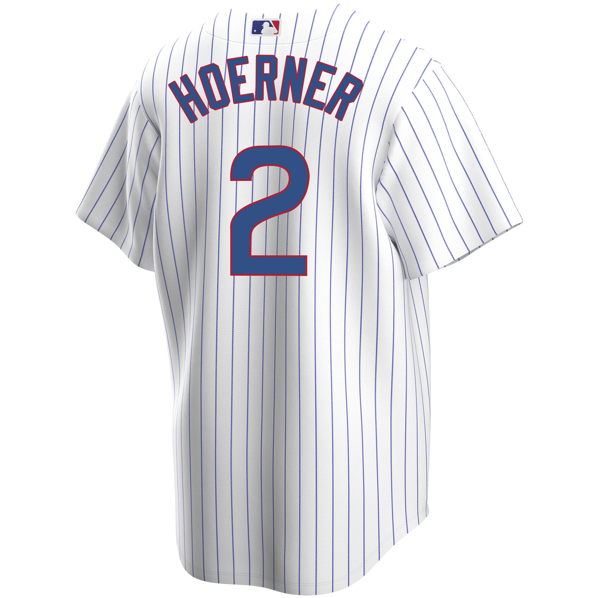 Nico Hoerner Chicago Cubs Home Pinstripe Men's Replica Jersey - vstockx