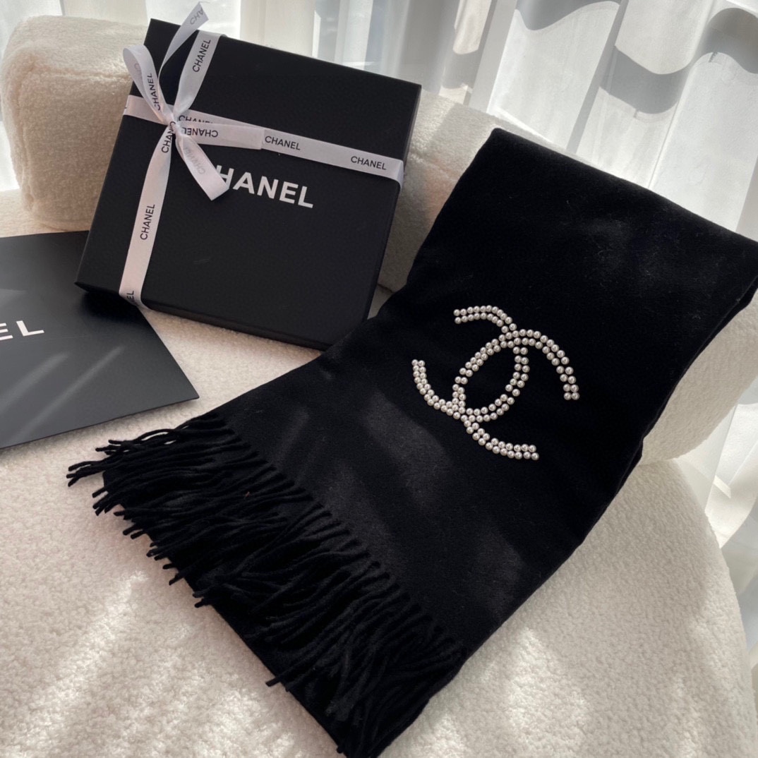 Streetwear Scarf CHANEL 329014 SIZE:70*200cm - vstockx