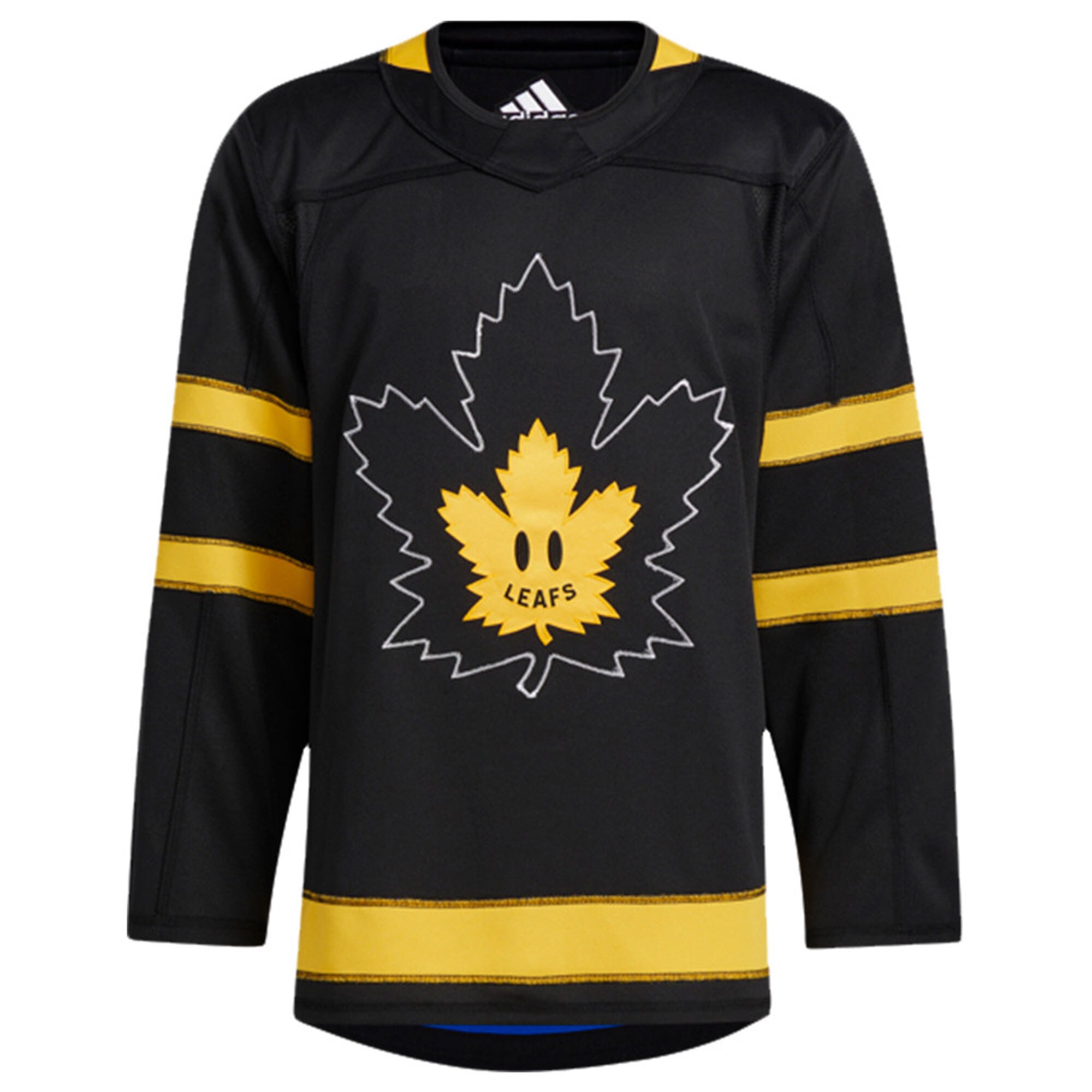 adidas Authentic Toronto Maple Leafs x drew house Alternate Custom Jersey - Black - vstockx