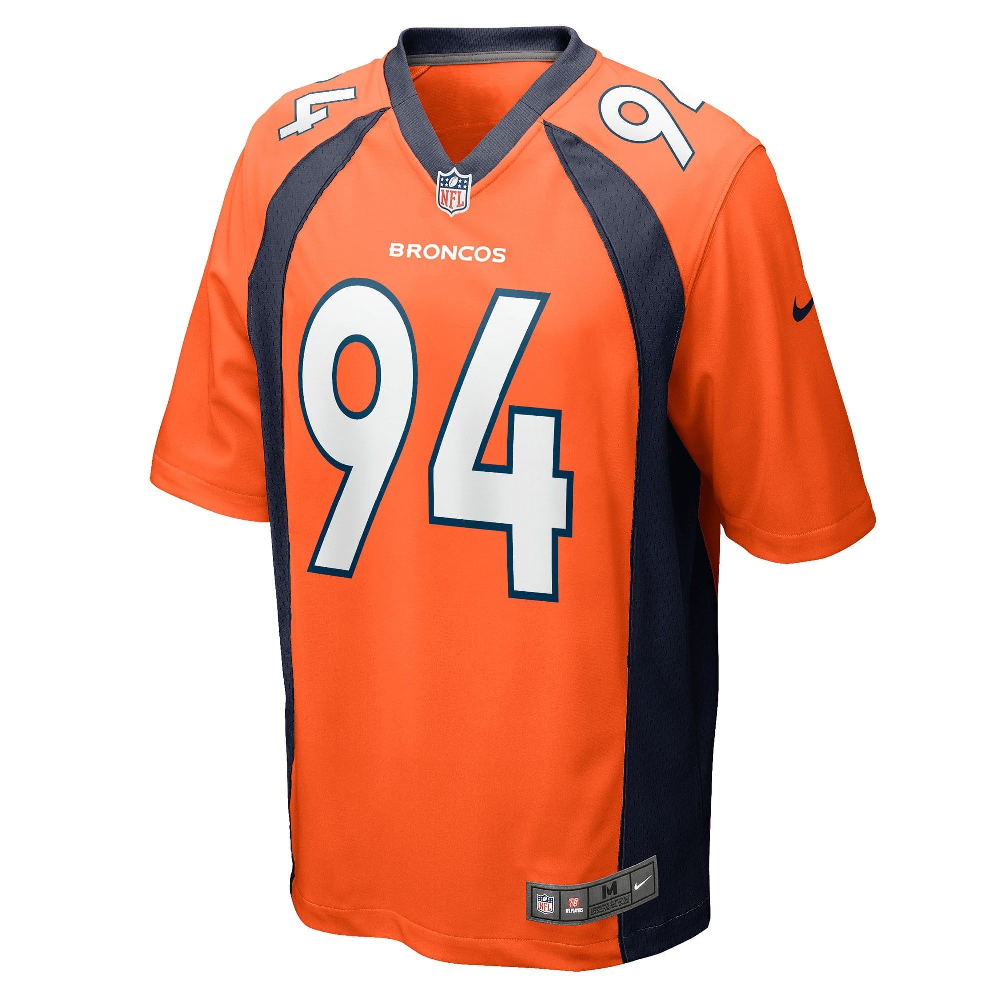 Men's Nike Aaron Patrick Orange Denver Broncos Game Player Jersey - vstockx