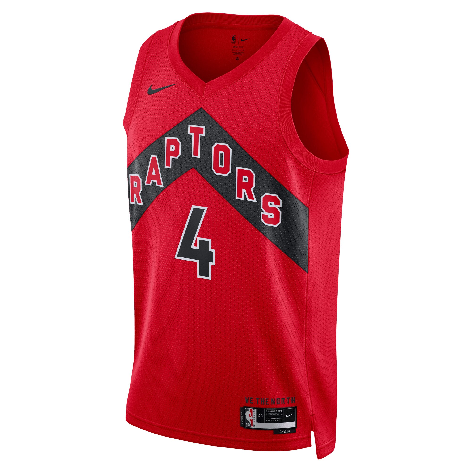 Scottie Barnes Toronto Raptors Nike Unisex Swingman Jersey - Association Edition - Red - vstockx