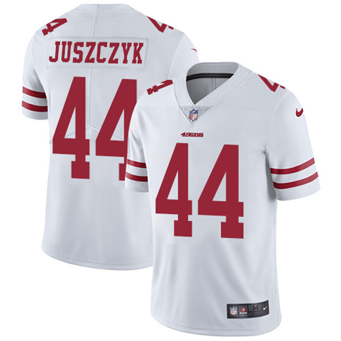Youth San Francisco 49ers Kyle Juszczyk Vapor Jersey - White - vstockx