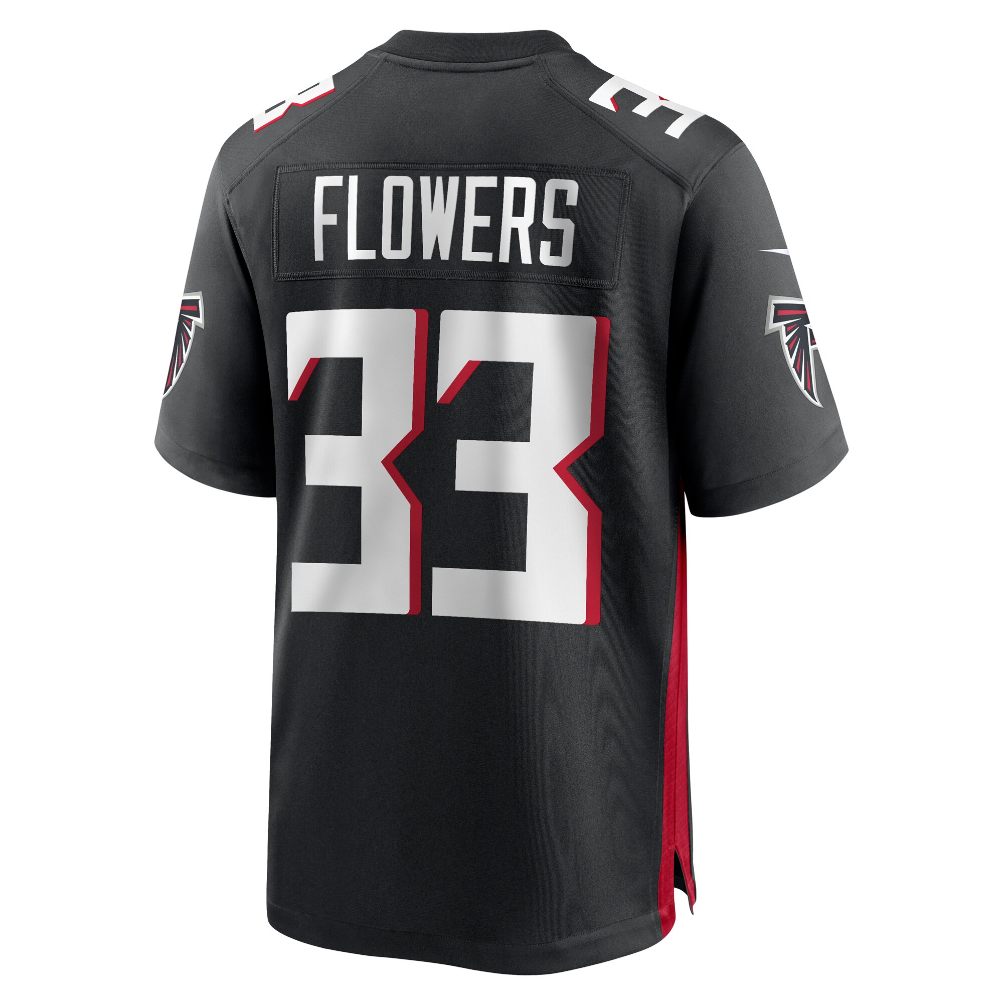 Tre Flowers Atlanta Falcons Nike Team Game Jersey - Black - vstockx