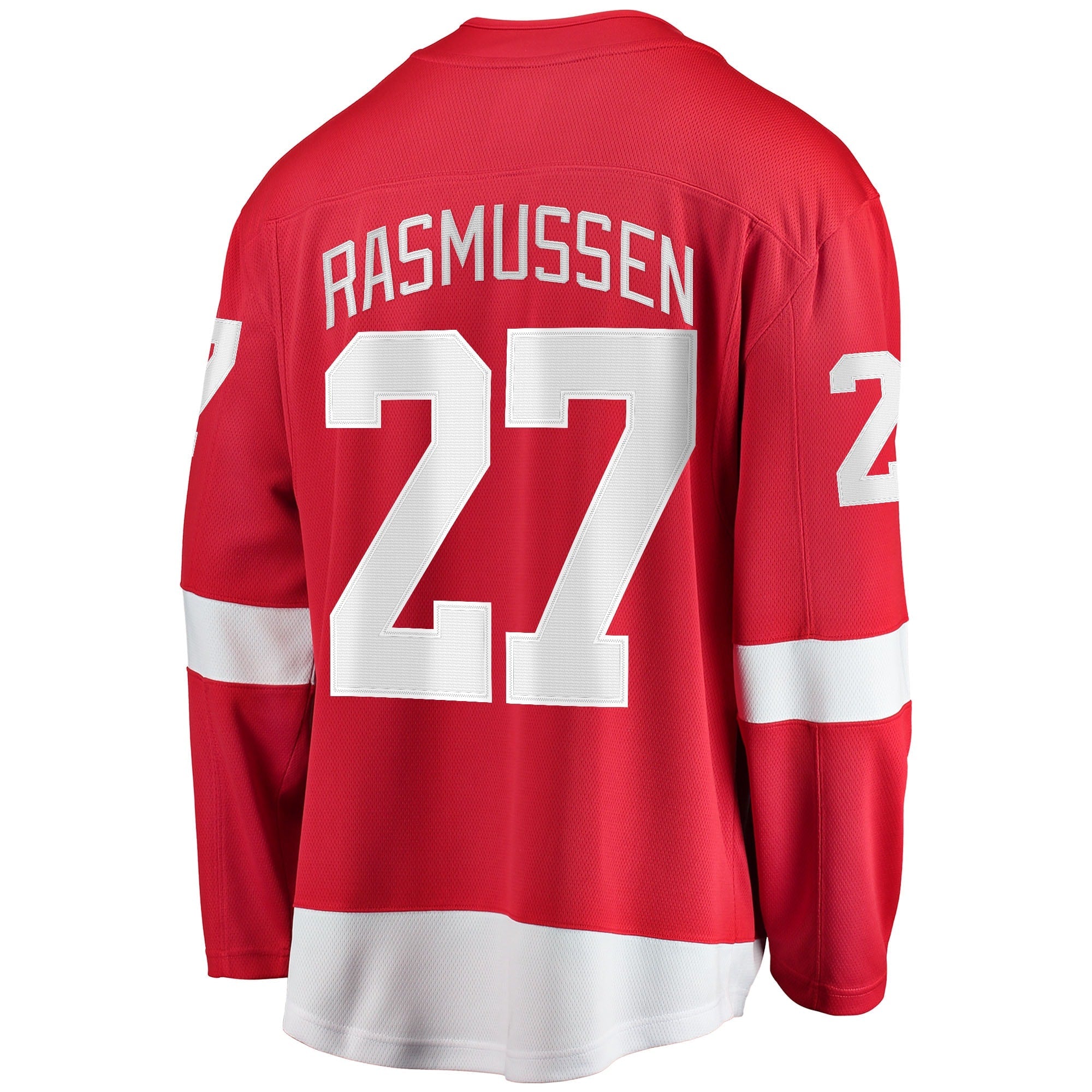 Men's Fanatics Branded Michael Rasmussen Red Detroit Red Wings Home Breakaway Player Jersey - vstockx