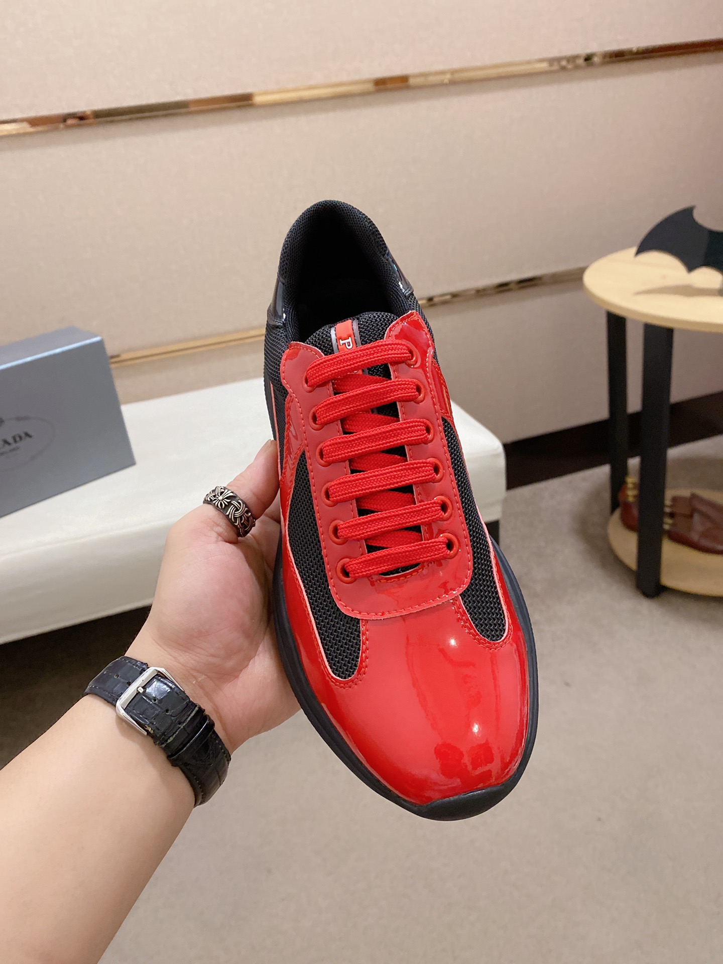 Prada America's Cup sneaker 6 - vstockx
