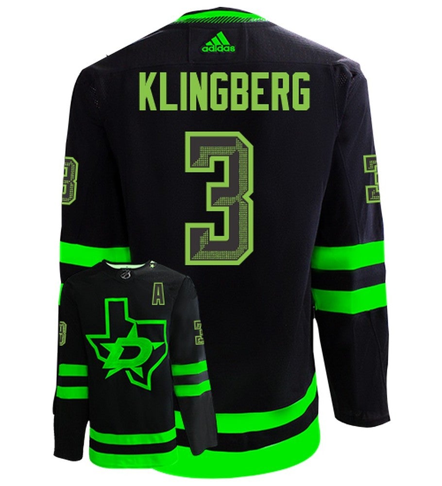 John Klingberg Dallas Stars Adidas Primegreen Authentic NHL Hockey Jersey - vstockx