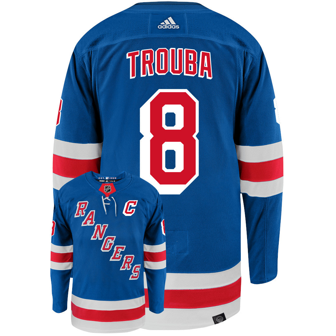 Jacob Trouba New York Rangers Adidas Primegreen Authentic NHL Hockey Jersey - vstockx