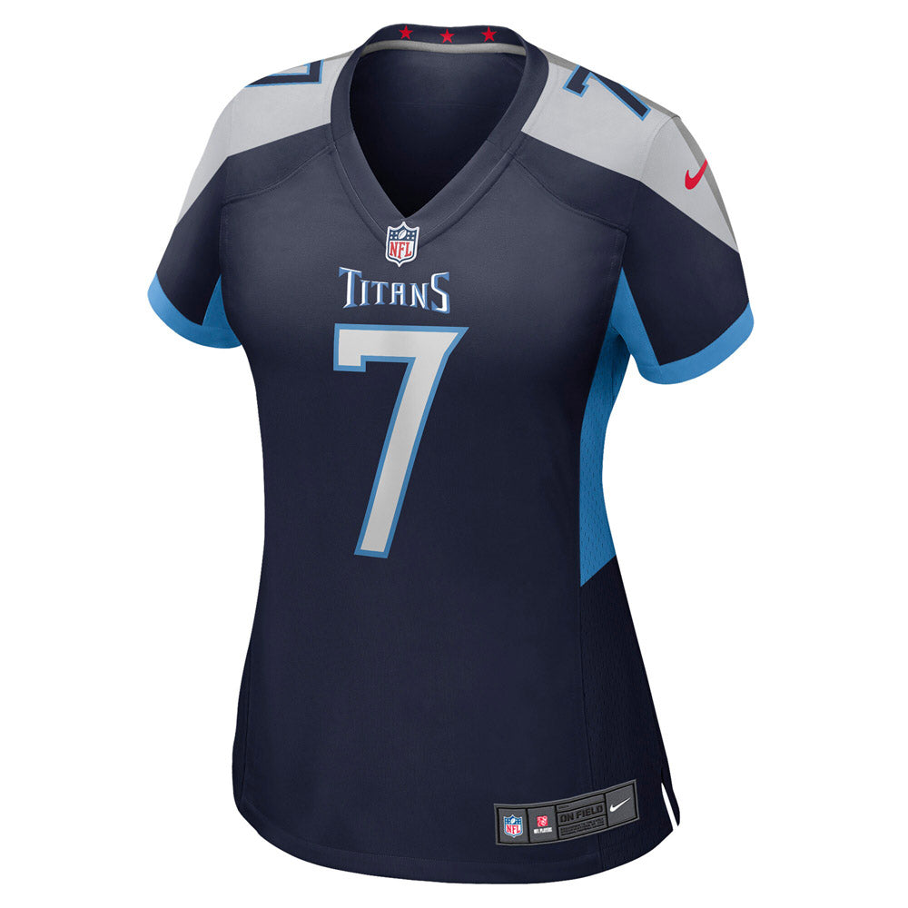 Women's Tennessee Titans Malik Willis Player Game Jersey Navy - vstockx