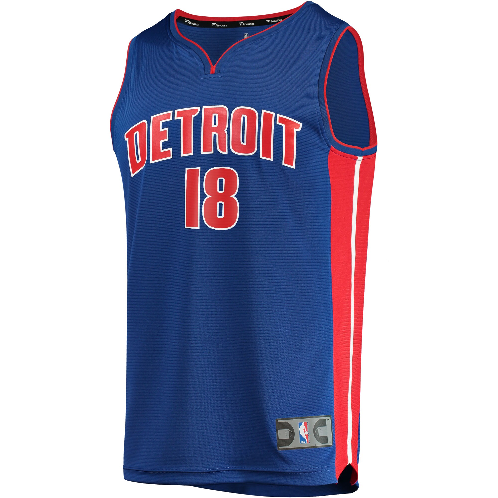 Cory Joseph Detroit Pistons Fanatics Branded 2021/22 Fast Break Replica Jersey - Icon Edition - Blue - vstockx