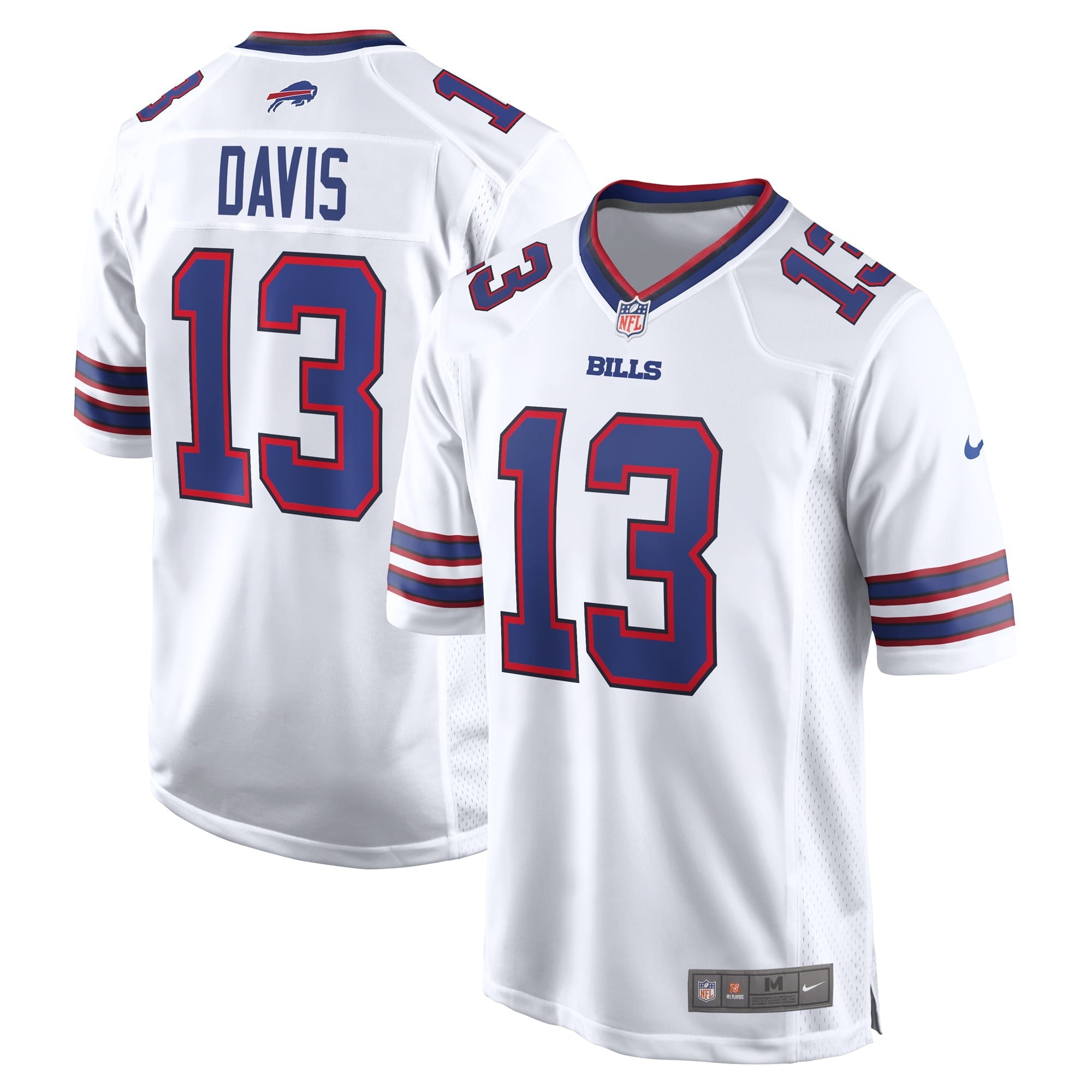 Men's Nike Gabe Davis White Buffalo Bills Game Player Jersey - vstockx