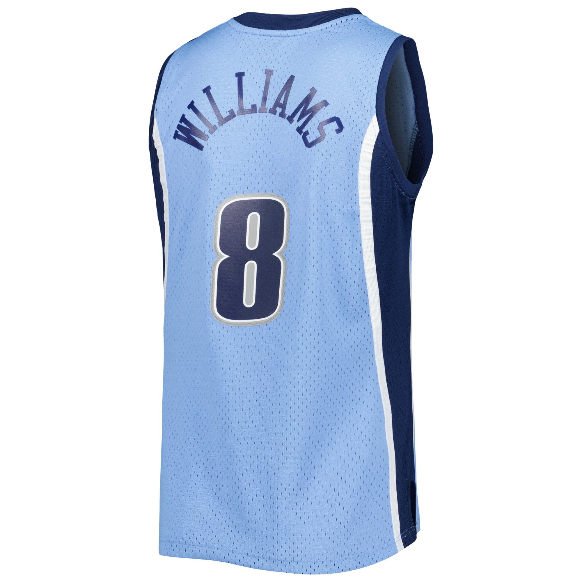 Deron Williams Utah Jazz Mitchell & Ness 2001/02 Hardwood Classics Swingman Jersey - Blue - vstockx