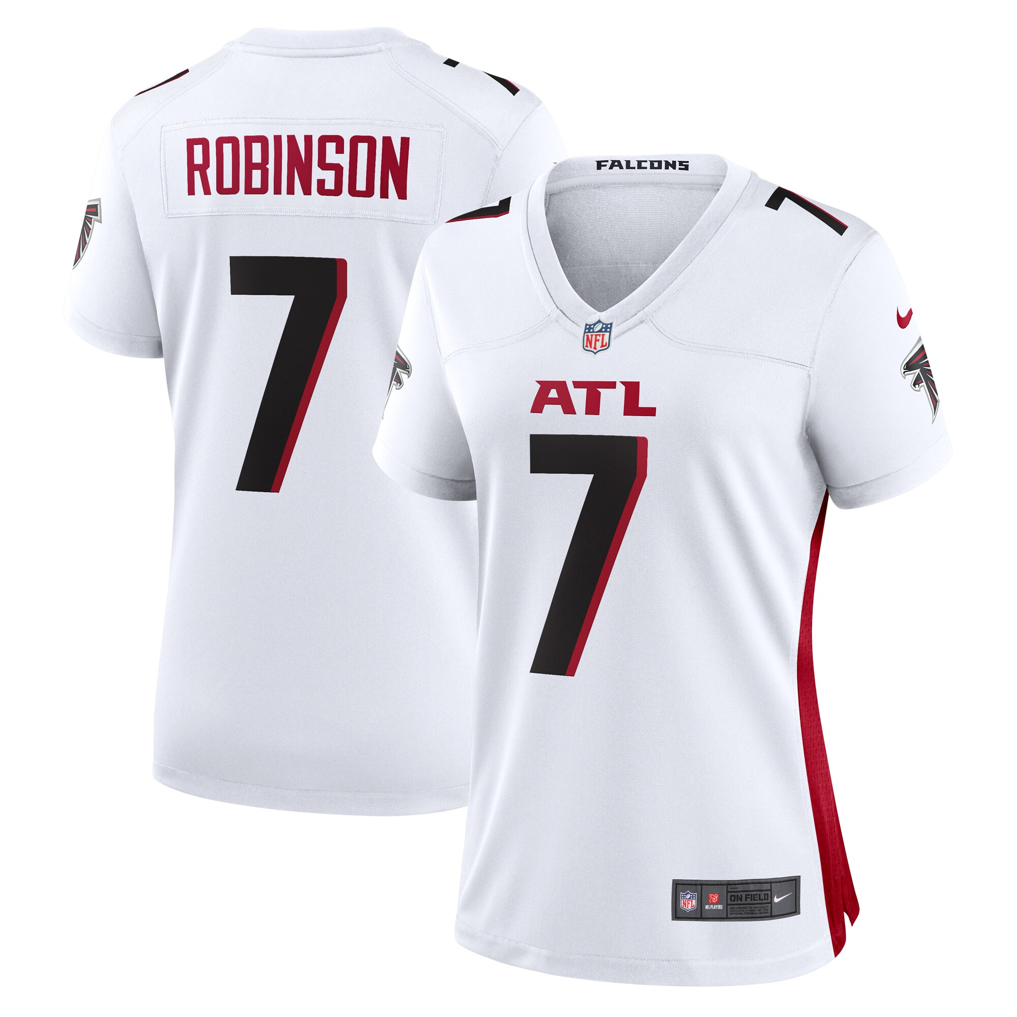 Bijan Robinson Atlanta Falcons Nike Women's Away Game Jersey - White - vstockx