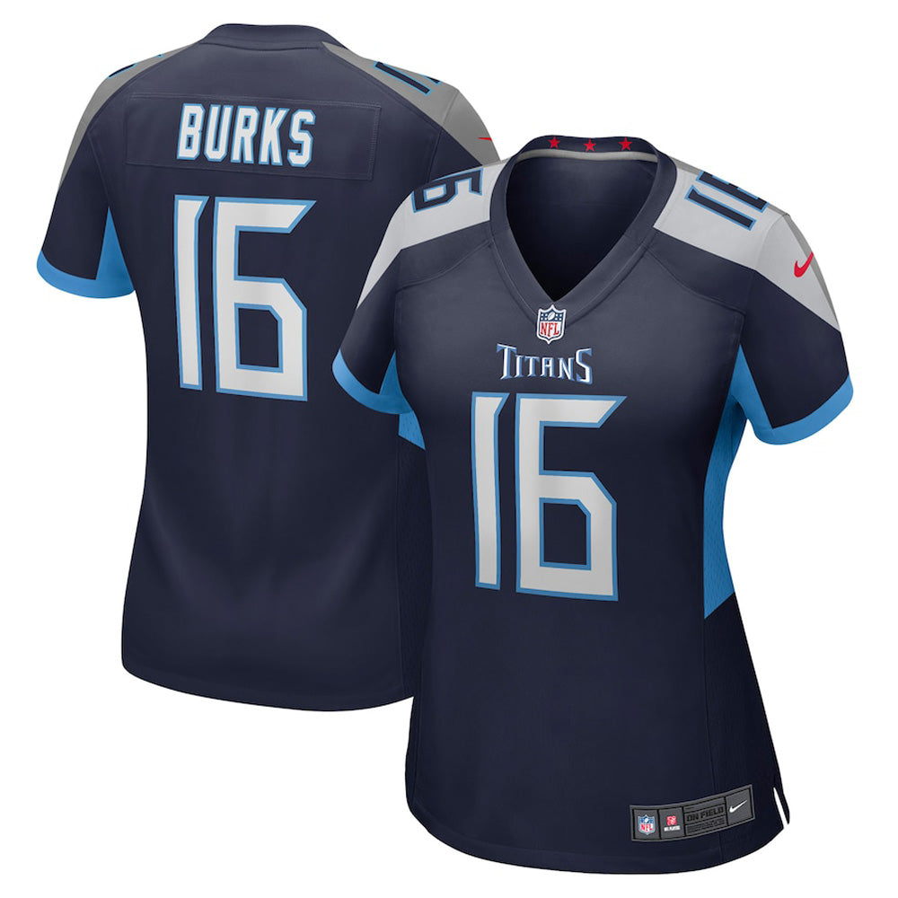 Women's Tennessee Titans Treylon Burks Game Jersey - Navy - vstockx