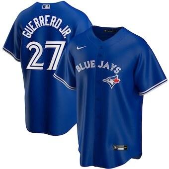 Youth Toronto Blue Jays Vladimir Guerrero Jr. Cool Base Replica Jersey Blue - vstockx