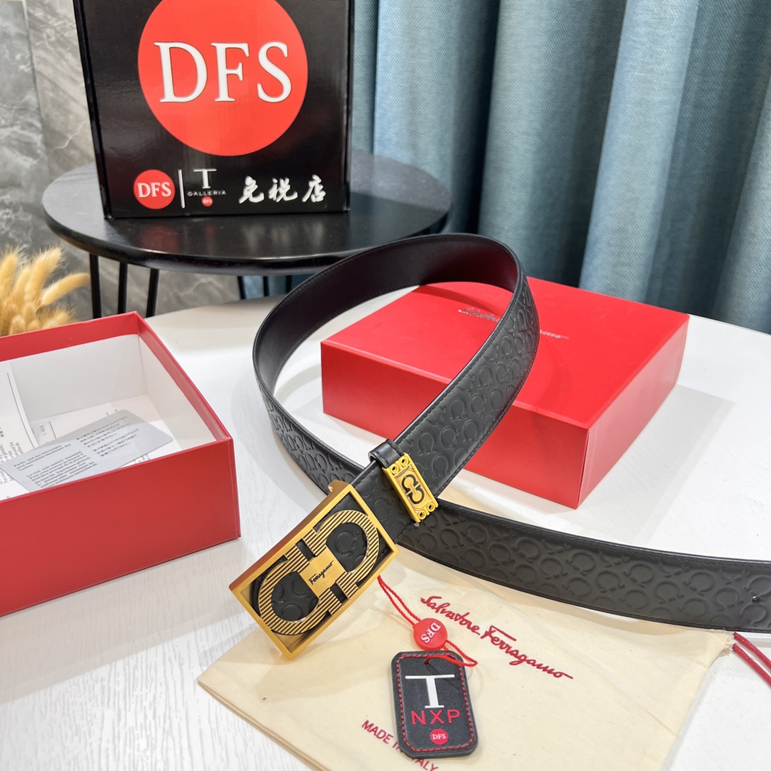 Streetwear Belt Ferragamo 319733 size:3.5cm - vstockx
