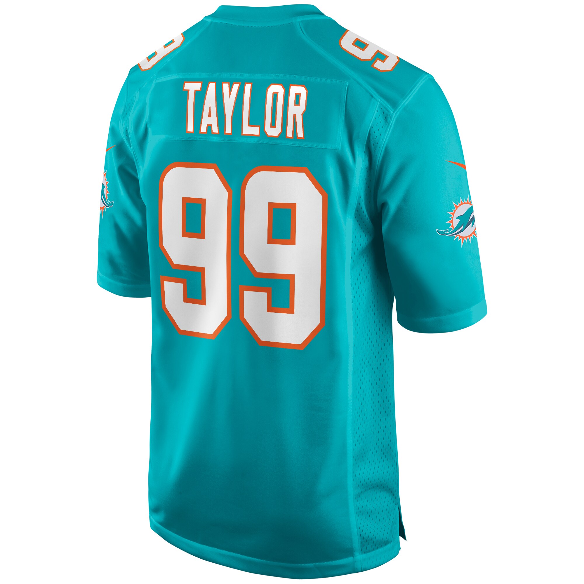 Jason Taylor Miami Dolphins Nike Game Retired Player Jersey - Aqua - vstockx