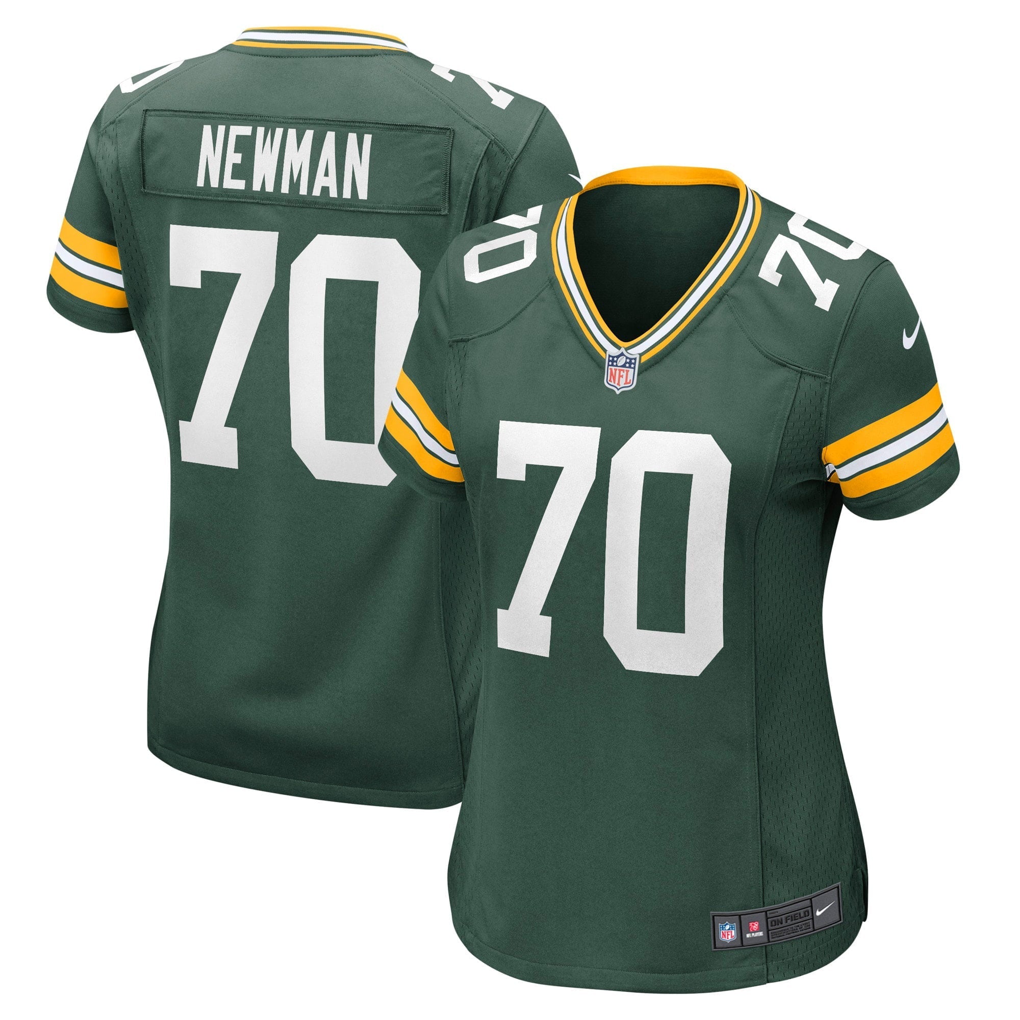 Women's Nike Royce Newman Green Green Bay Packers Game Jersey - vstockx