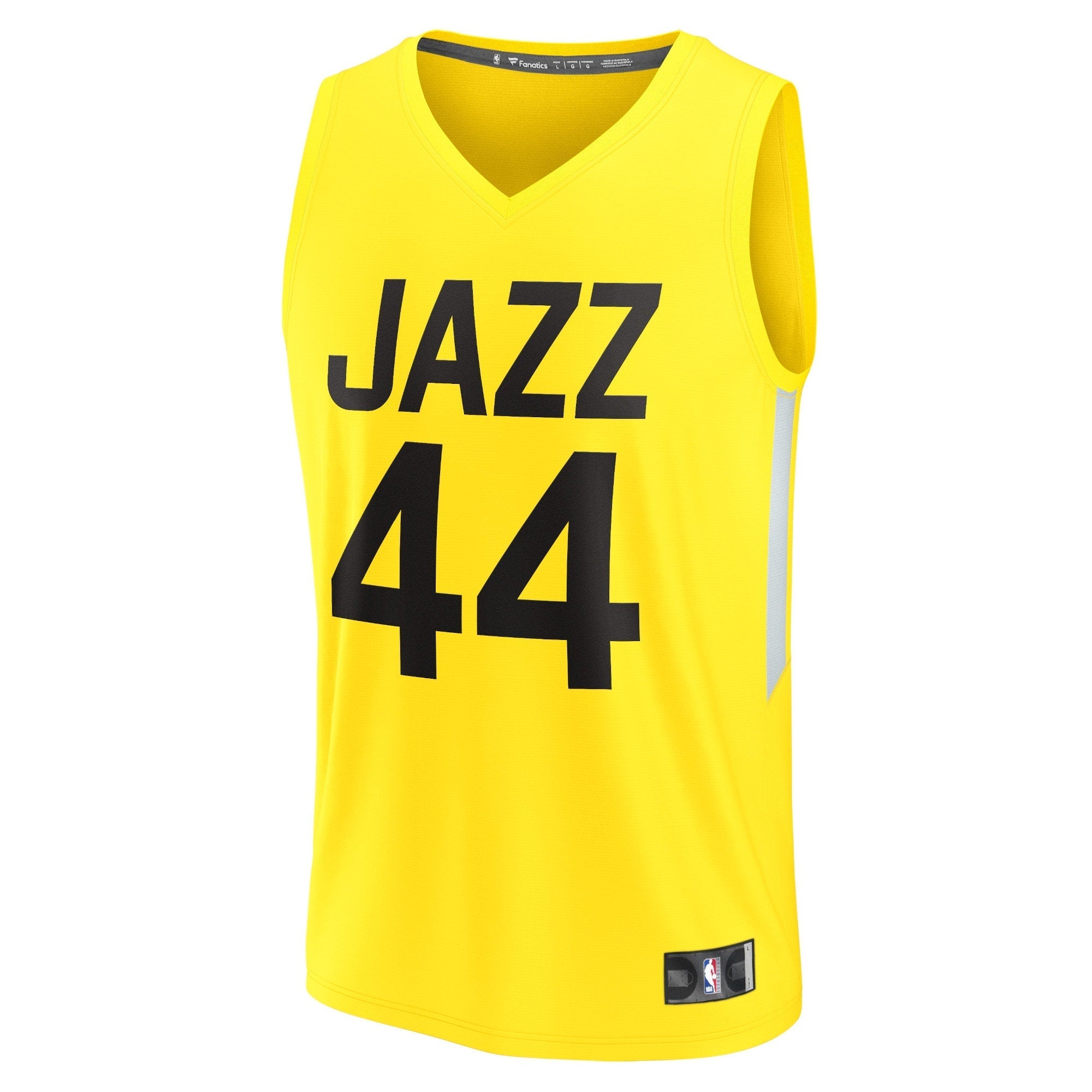 Men's Fanatics Branded Bojan Bogdanovic Yellow Utah Jazz Fast Break Replica Jersey - Icon Edition - vstockx