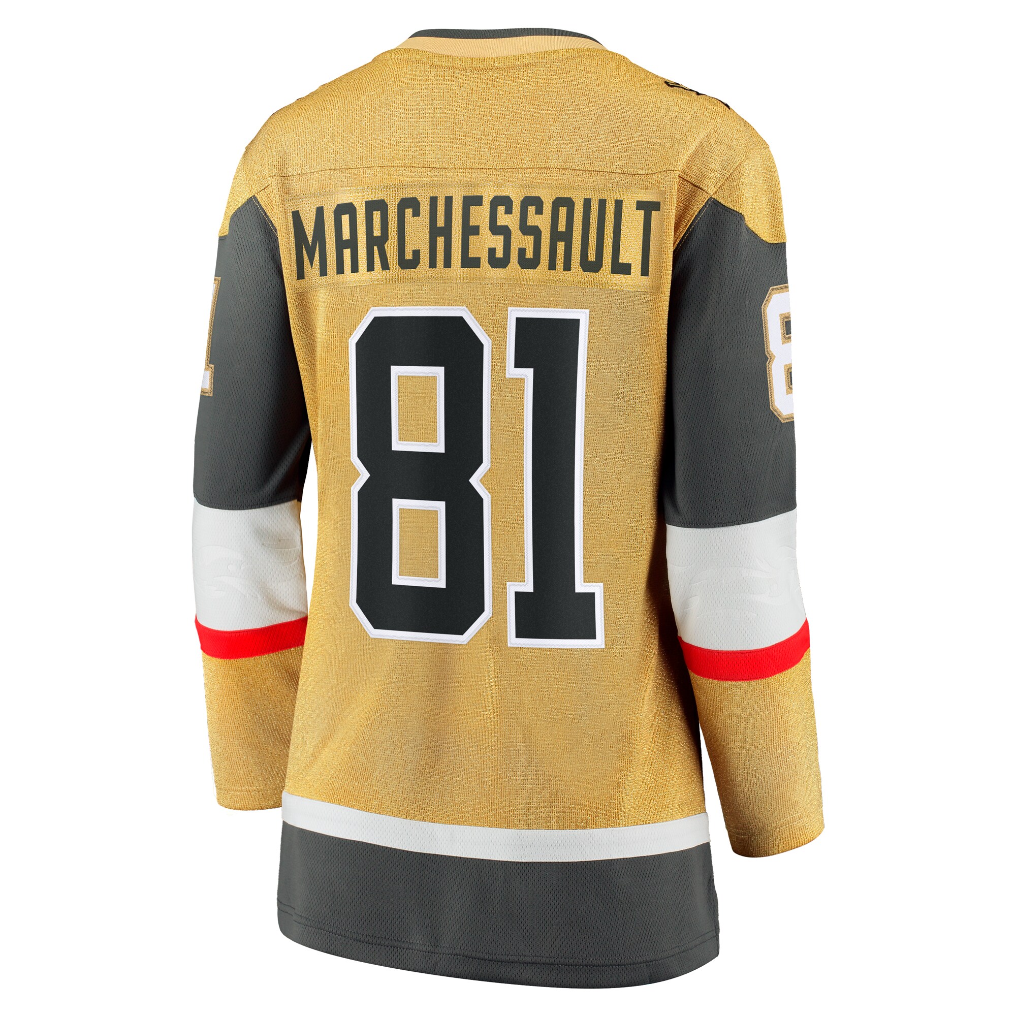 Jonathan Marchessault Vegas Golden Knights Women's Fanatics Branded Home Breakaway Jersey - Gold - vstockx