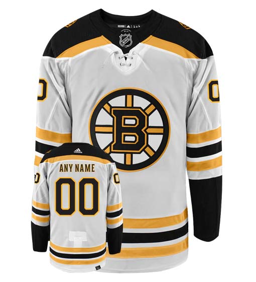 Customizable Boston Bruins Adidas Primegreen Authentic NHL Hockey Jersey - vstockx