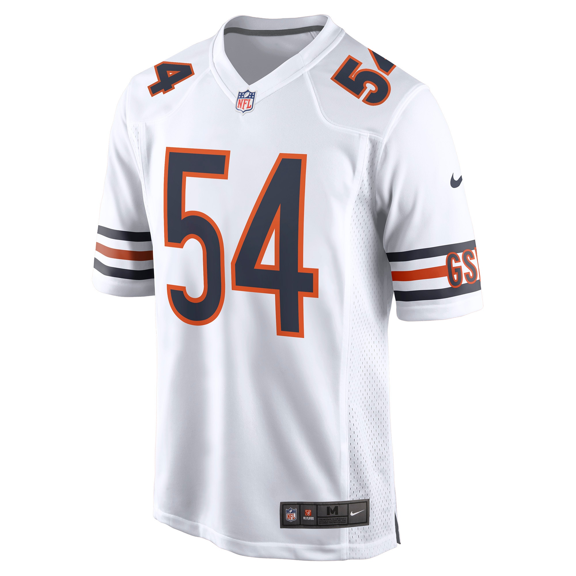 Brian Urlacher Chicago Bears Nike Retired Player Game Jersey - White - vstockx