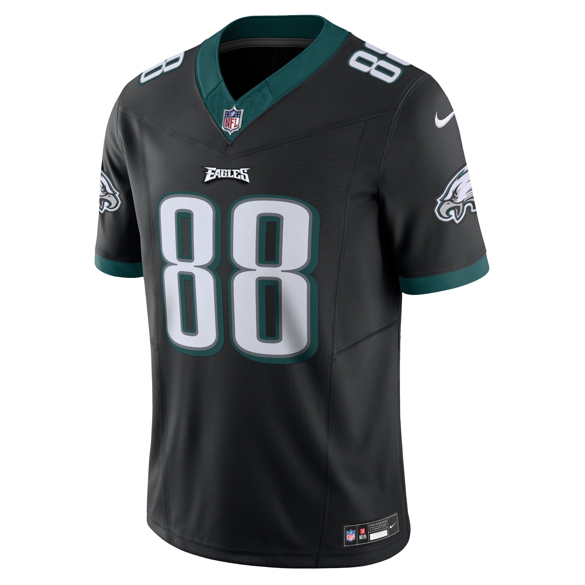 Men's Nike Dallas Goedert Black Philadelphia Eagles Vapor F.U.S.E. Limited Jersey - vstockx
