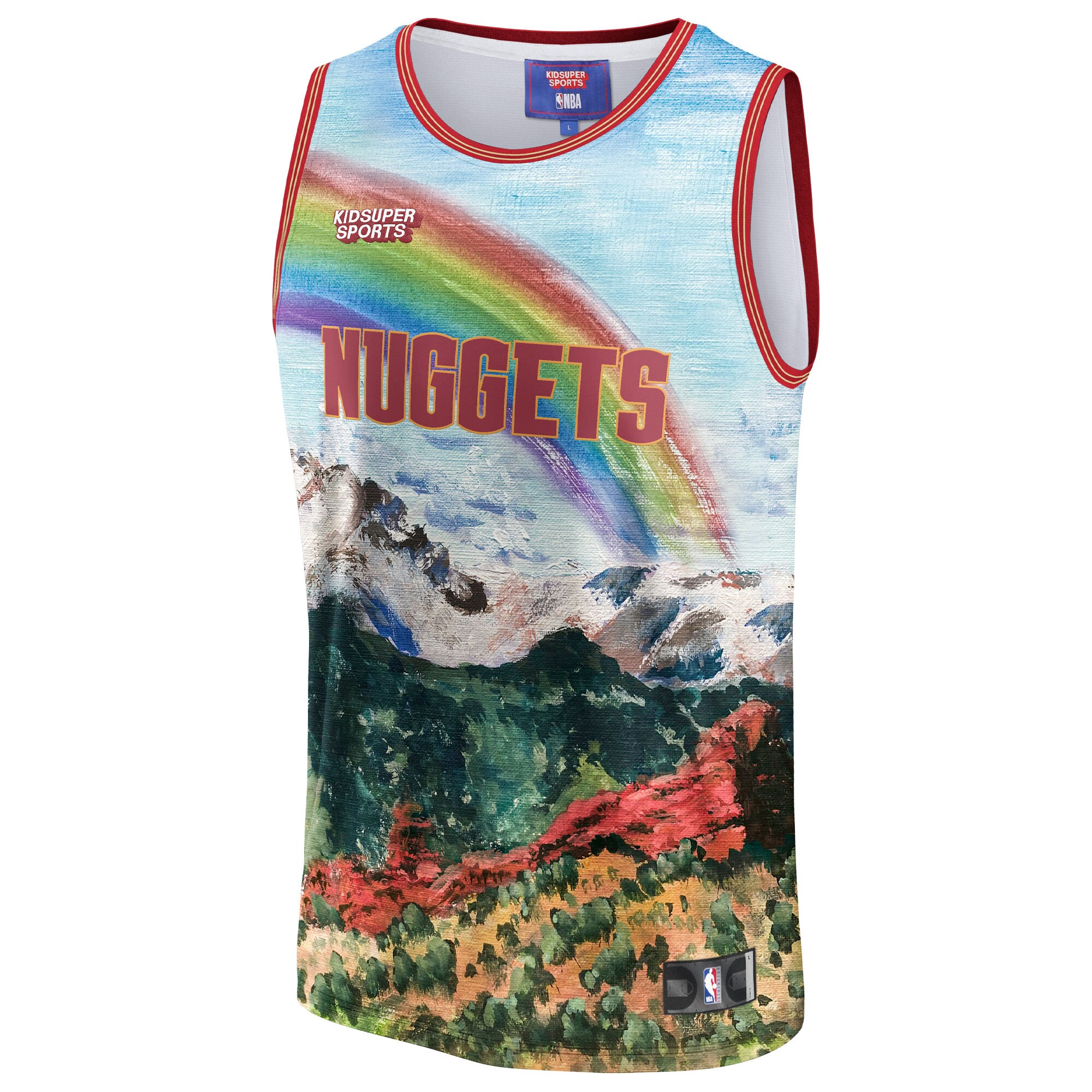 Denver Nuggets NBA & KidSuper Studios by Fanatics Unisex Hometown Jersey - Blue - vstockx