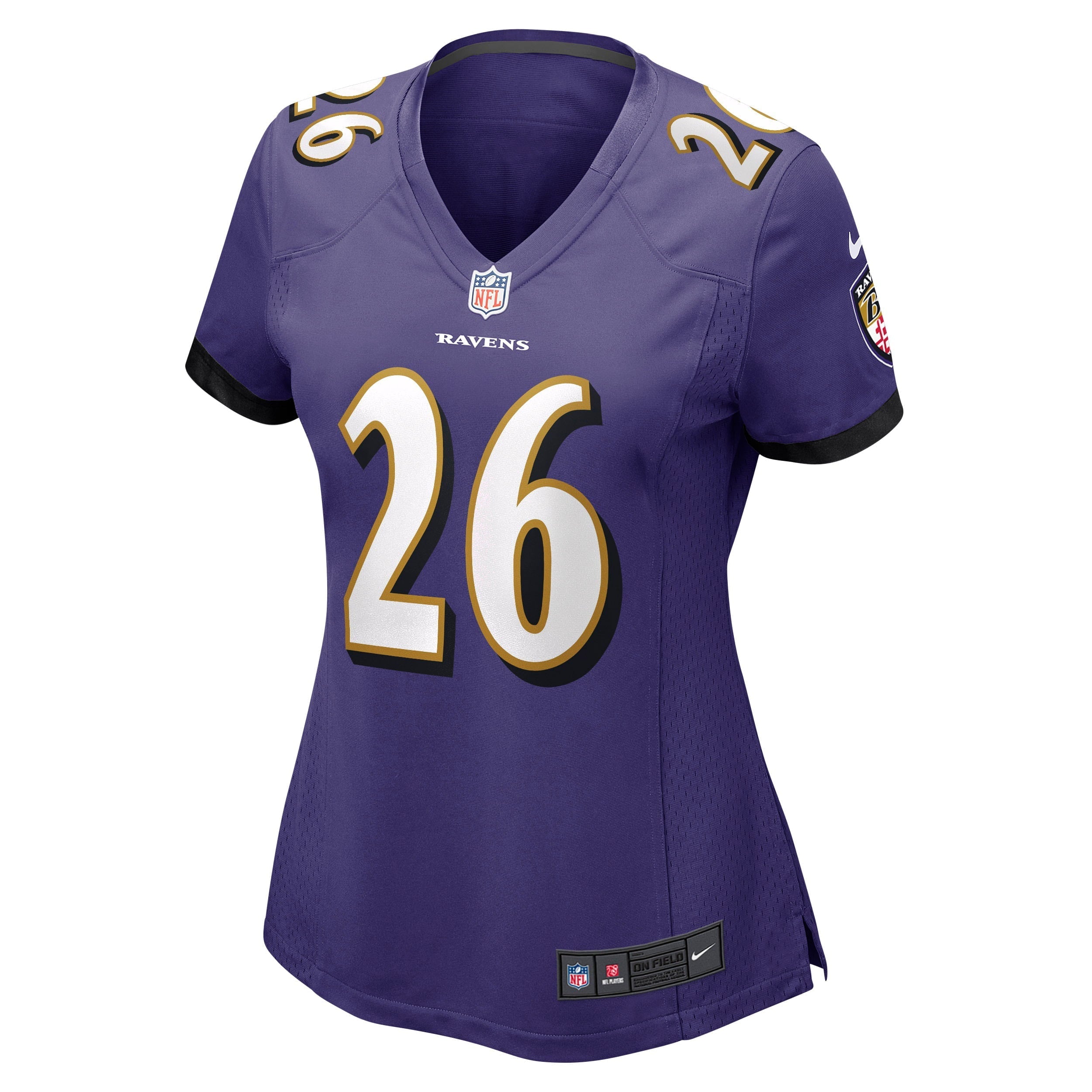 Women's Nike Geno Stone Purple Baltimore Ravens Game Jersey - vstockx