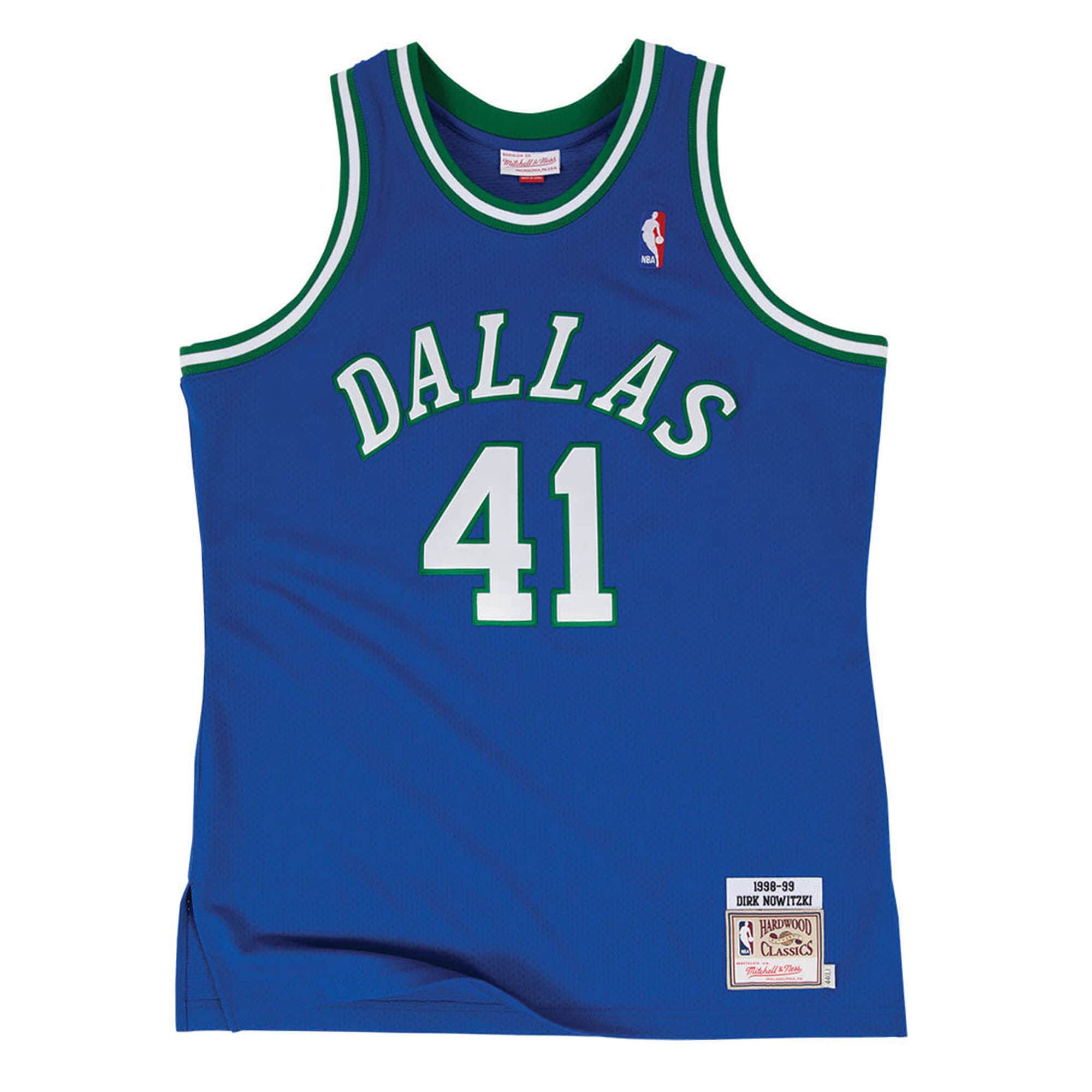 Authentic Dirk Nowitzki Dallas Mavericks Road 1998-99 Jersey - vstockx