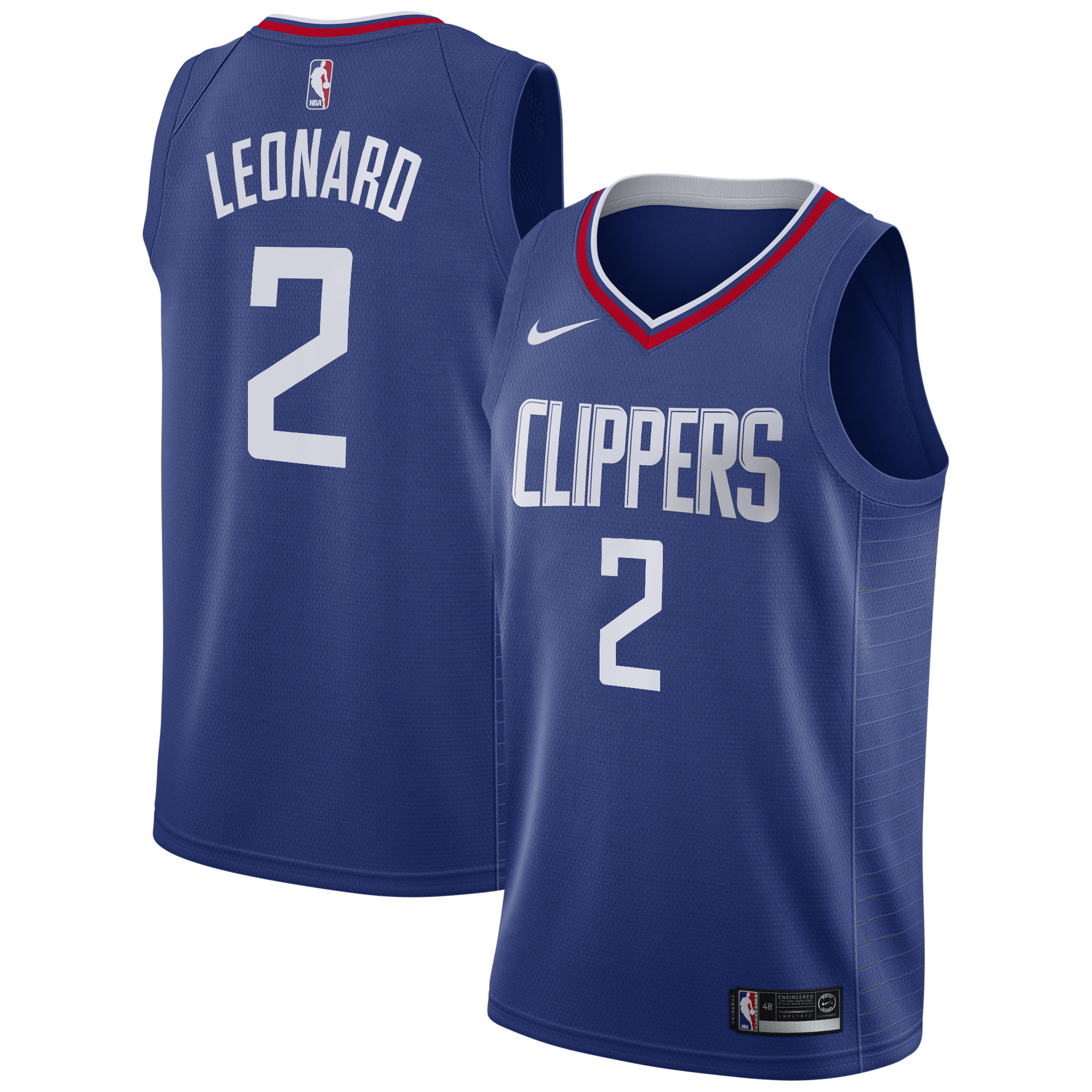 Kawhi Leonard LA Clippers Nike 2019/20 Swingman Jersey Blue - Icon Edition - vstockx