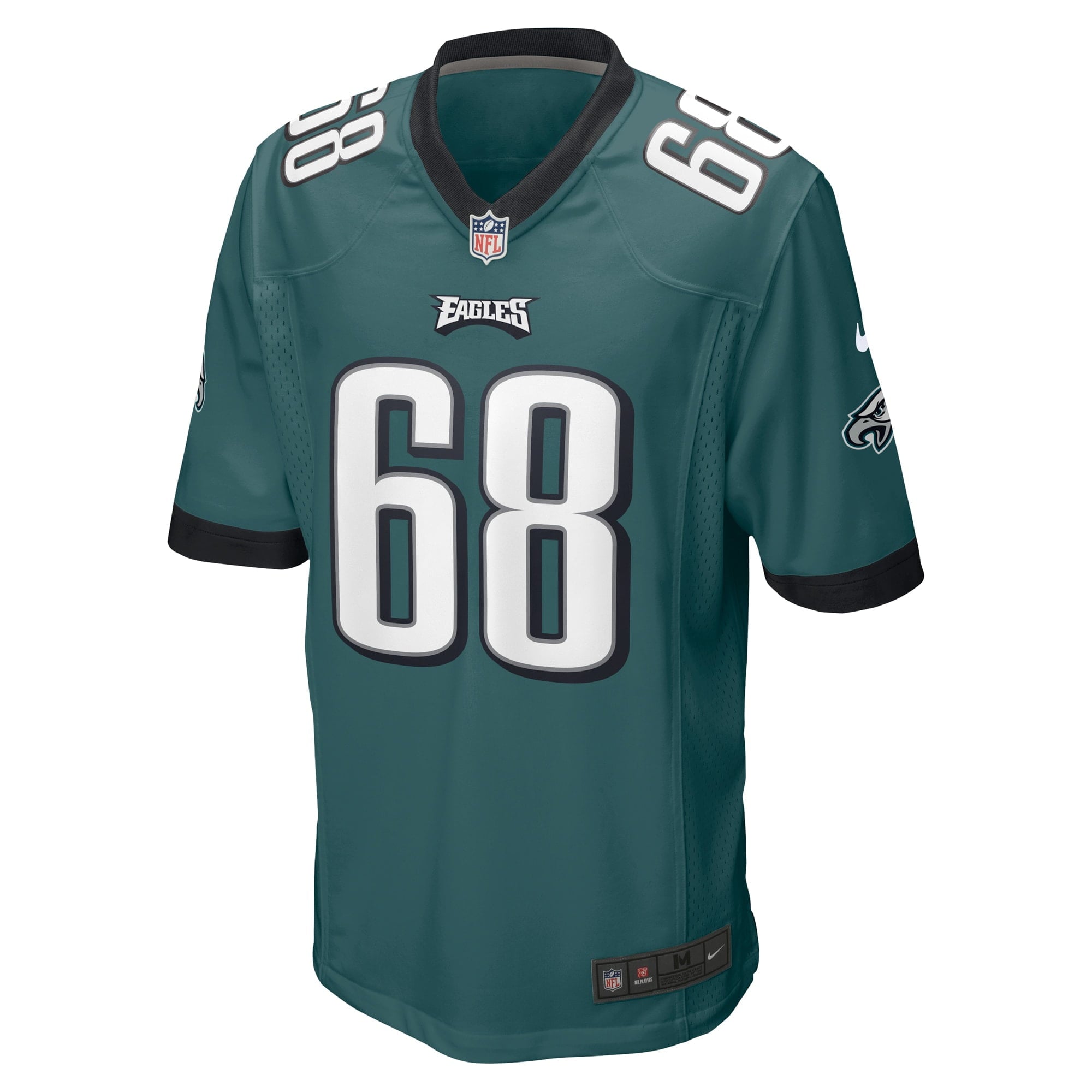 Men's Nike Jordans Mailata Midnight Green Philadelphia Eagles Game Jersey - vstockx