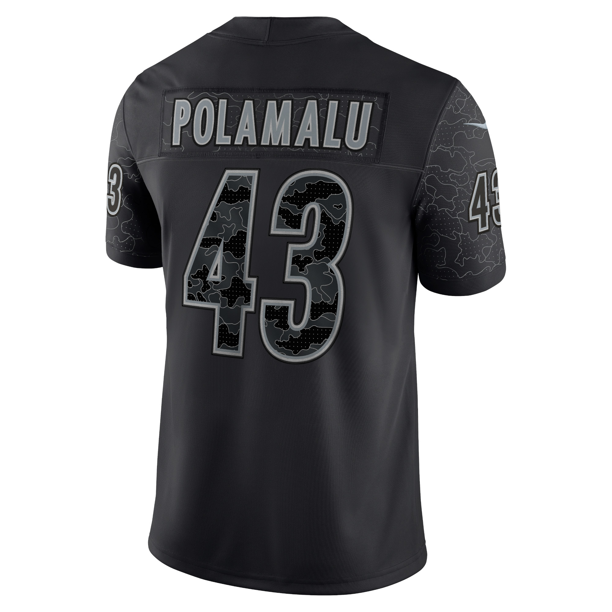 Troy Polamalu Pittsburgh Steelers Nike Retired Player RFLCTV Limited Jersey - Black - vstockx