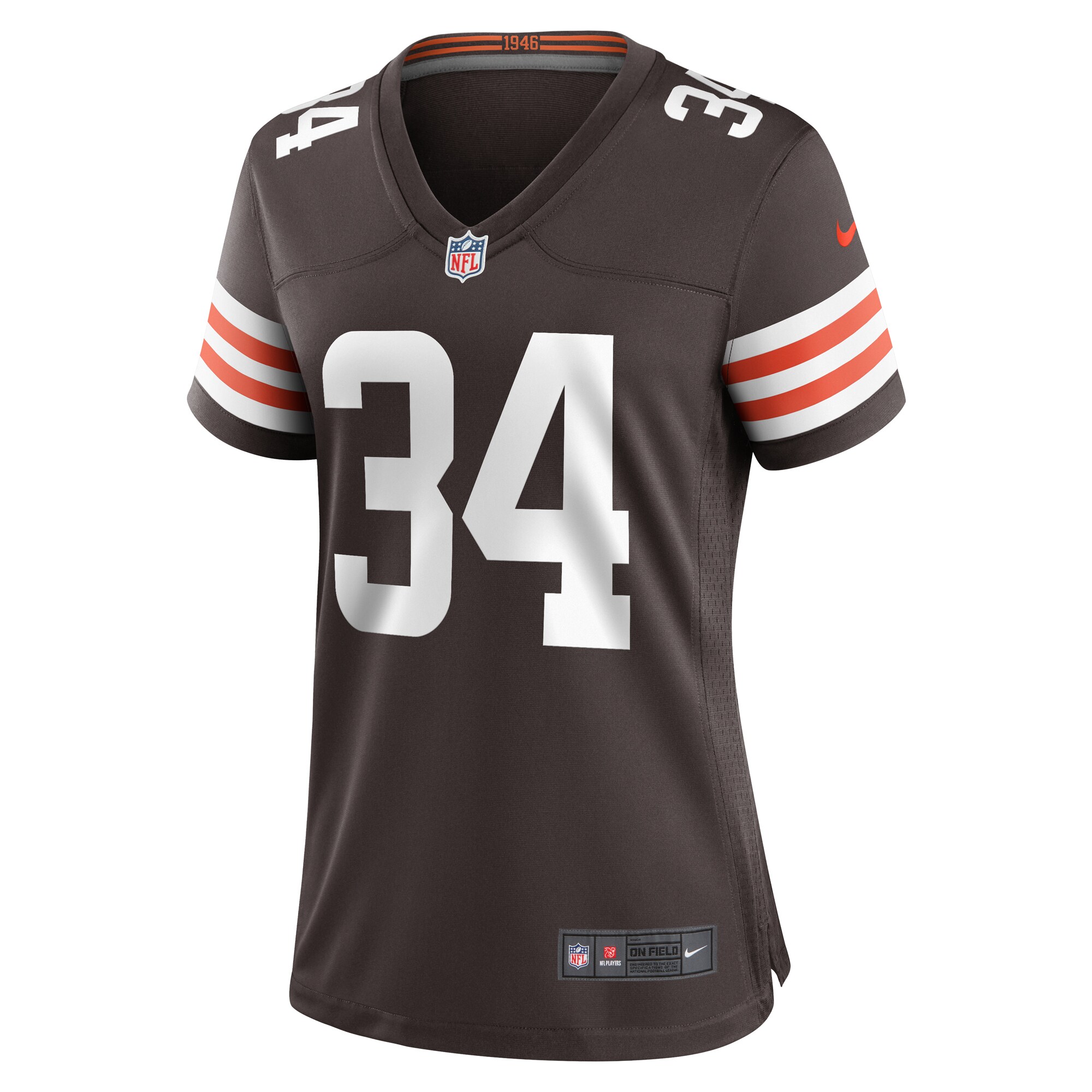 Jerome Ford Cleveland Browns Nike Women's Game Player Jersey - Brown - vstockx