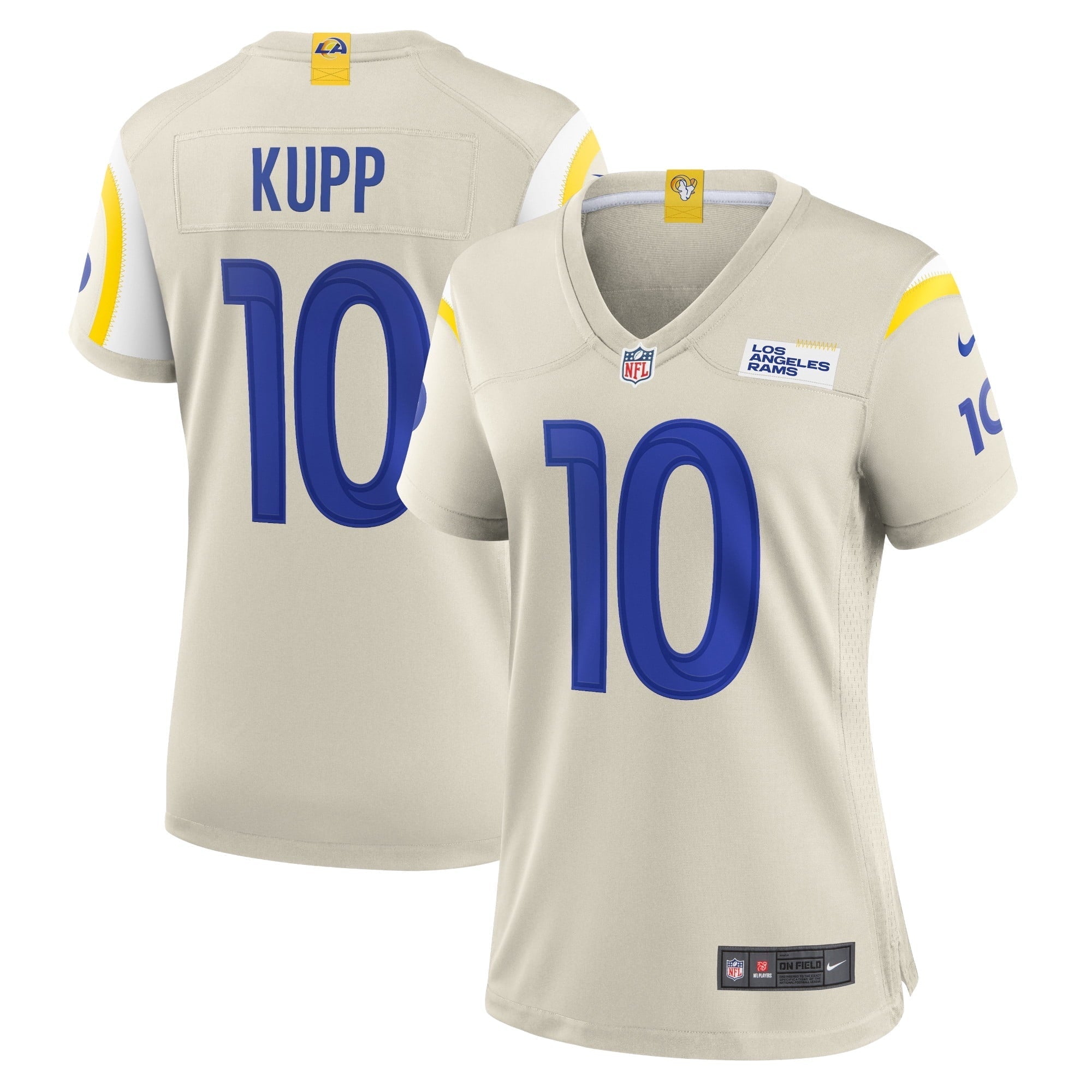 Women's Nike Cooper Kupp Bone Los Angeles Rams Player Game Jersey - vstockx