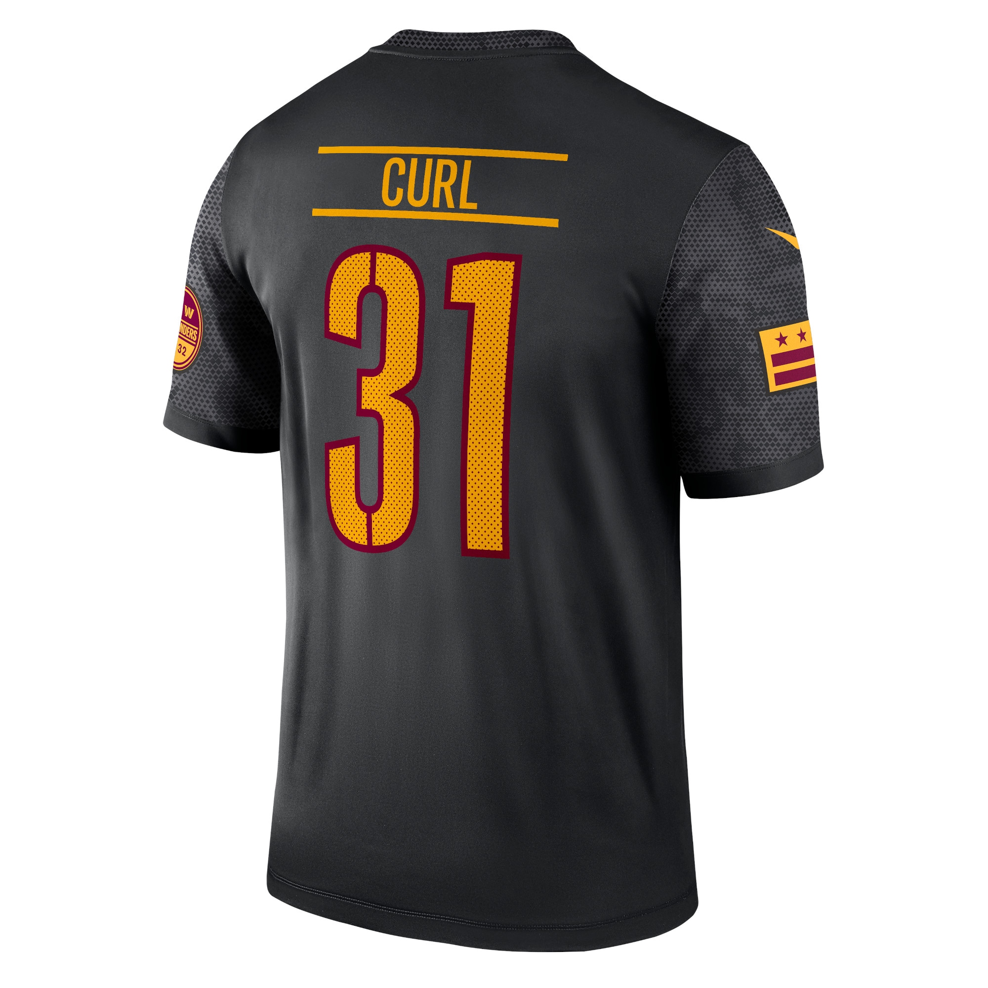 Kamren Curl Washington Commanders Nike Alternate - Black - vstockx