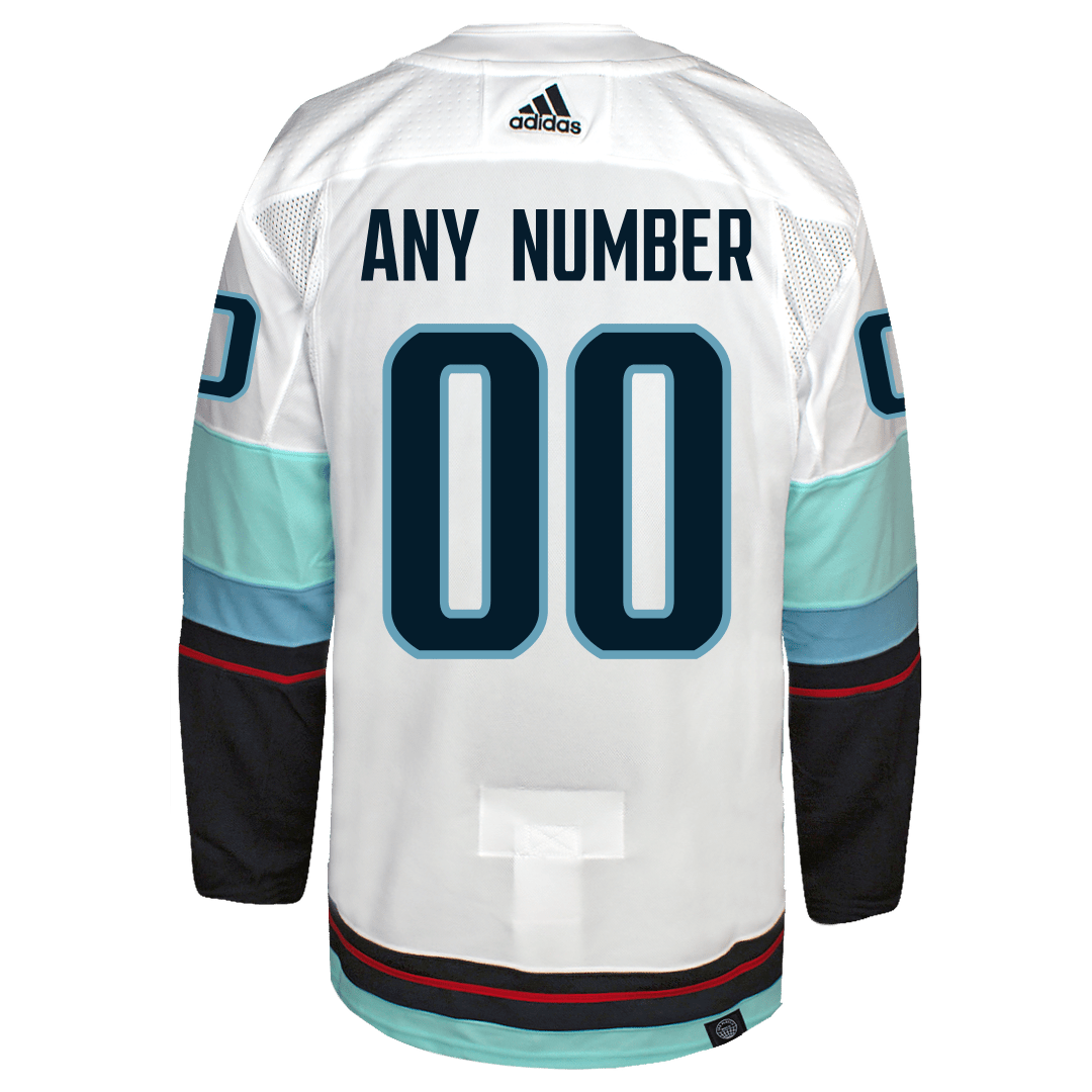 Customizable Seattle Kraken Adidas Primegreen Authentic NHL Hockey Jersey - vstockx