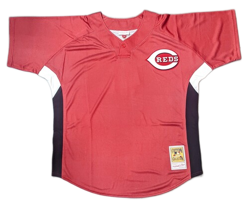 Men's Cincinnati Reds Ken Griffey Jr. Mitchell & Ness 2007 Red Cooperstown Collection Batting Practice Jersey - vstockx