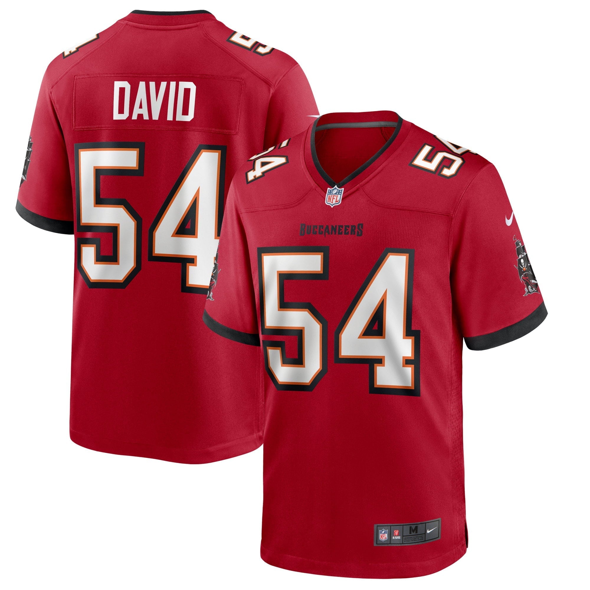Men's Nike Lavonte David Red Tampa Bay Buccaneers Game Jersey - vstockx