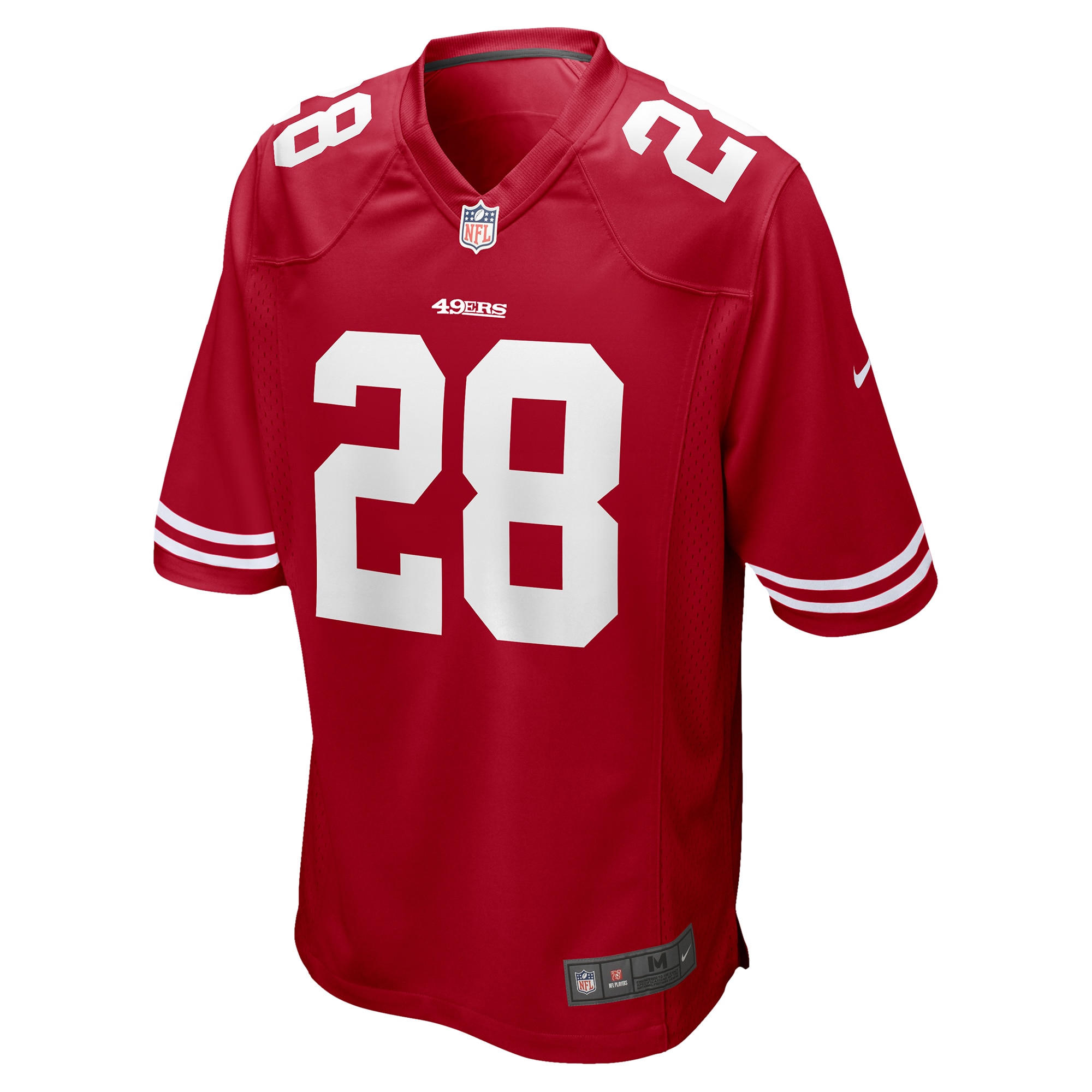 Trey Sermon San Francisco 49ers Nike 2021 NFL Draft Pick Game Jersey - Scarlet - vstockx