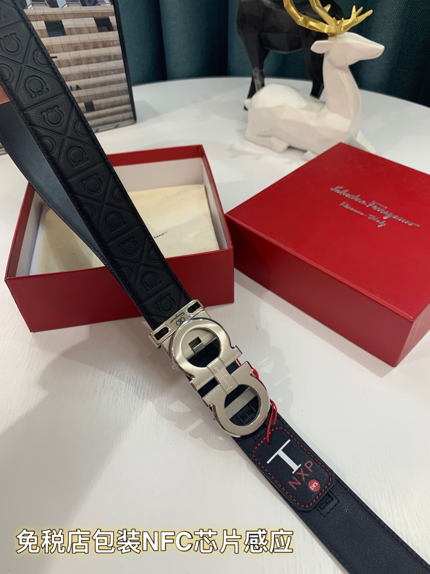 Streetwear Belt Ferragamo 319188 size:3.5cm - vstockx