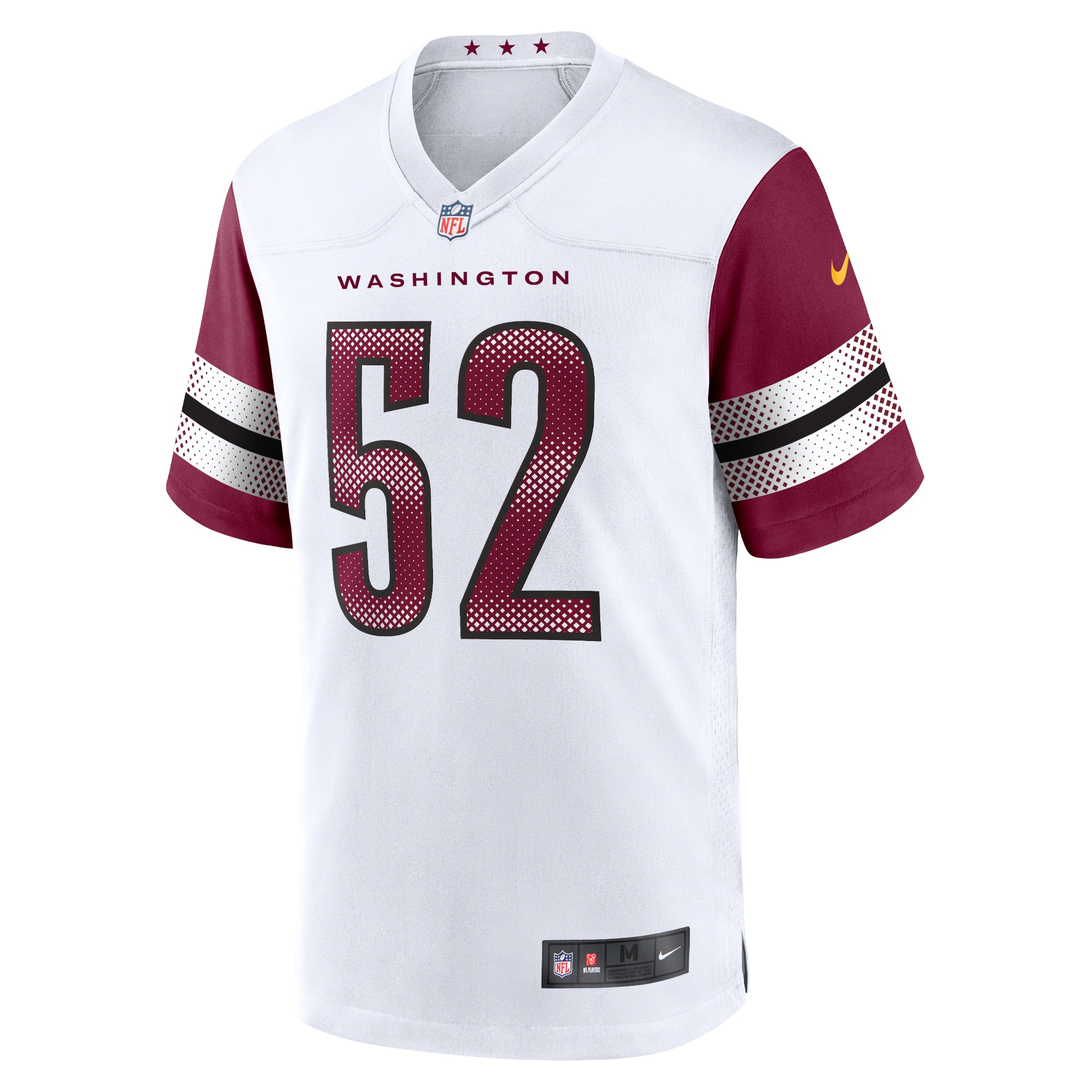 Jamin Davis Washington Commanders Nike Game Jersey - White - vstockx