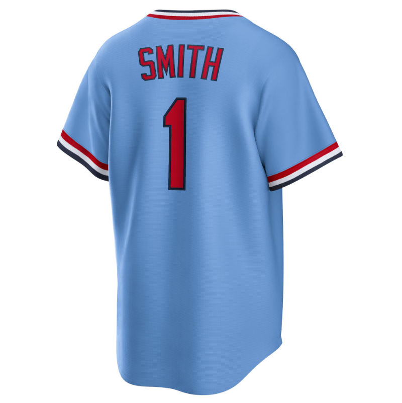 Ozzie Smith St. Louis Cardinals Road Cooperstown Collection Player Jersey - Light Blue - vstockx