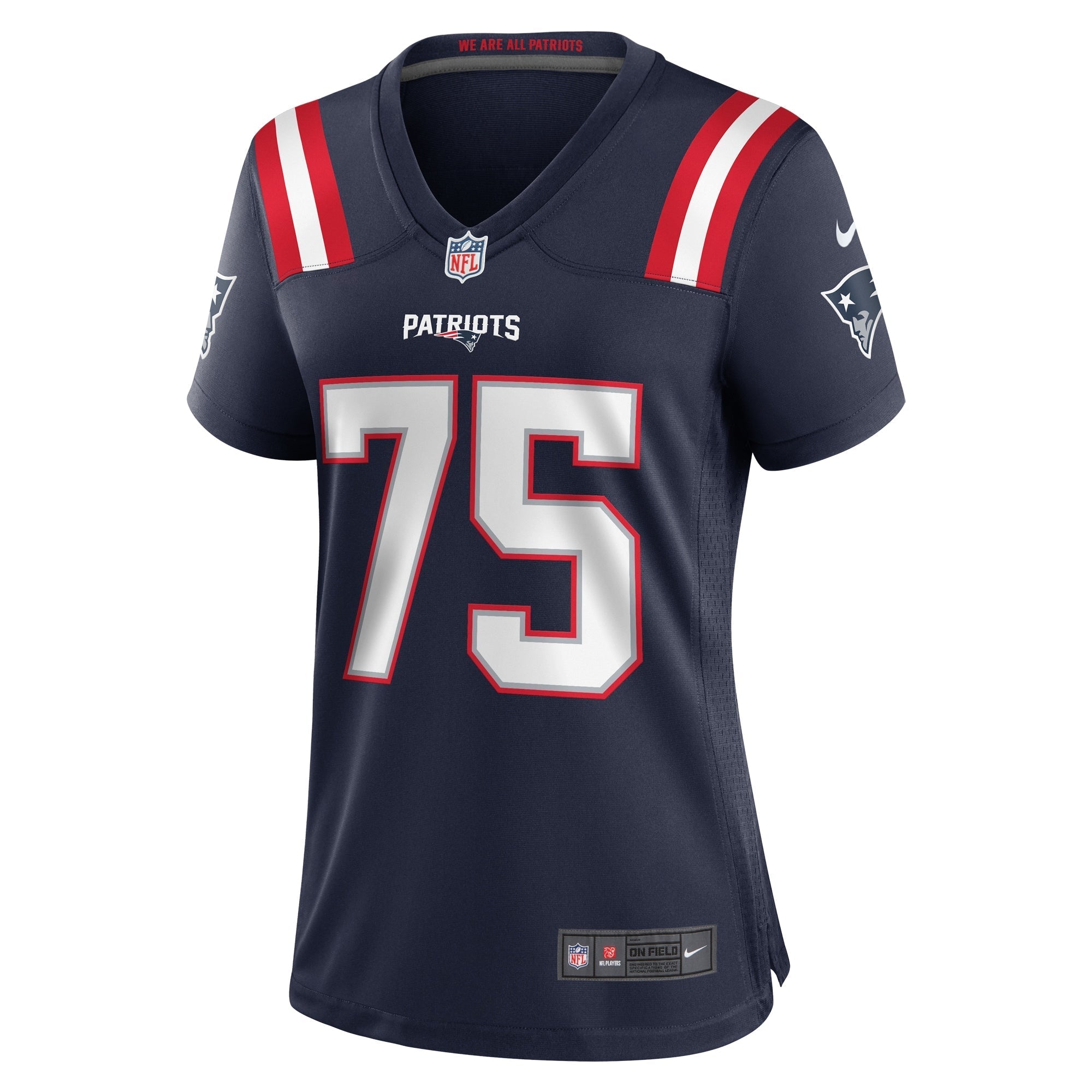 Women's Nike Conor McDermott Navy New England Patriots Home Game Player Jersey - vstockx