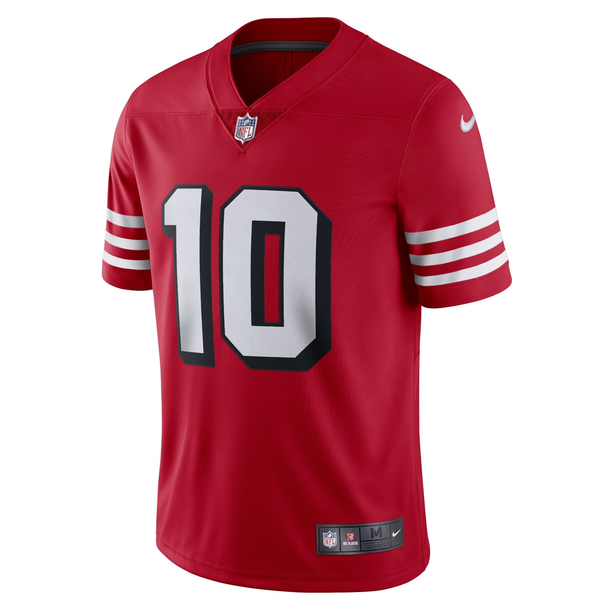 Men's Nike Jimmy Garoppolo Red San Francisco 49ers Alternate Vapor Limited Jersey - vstockx