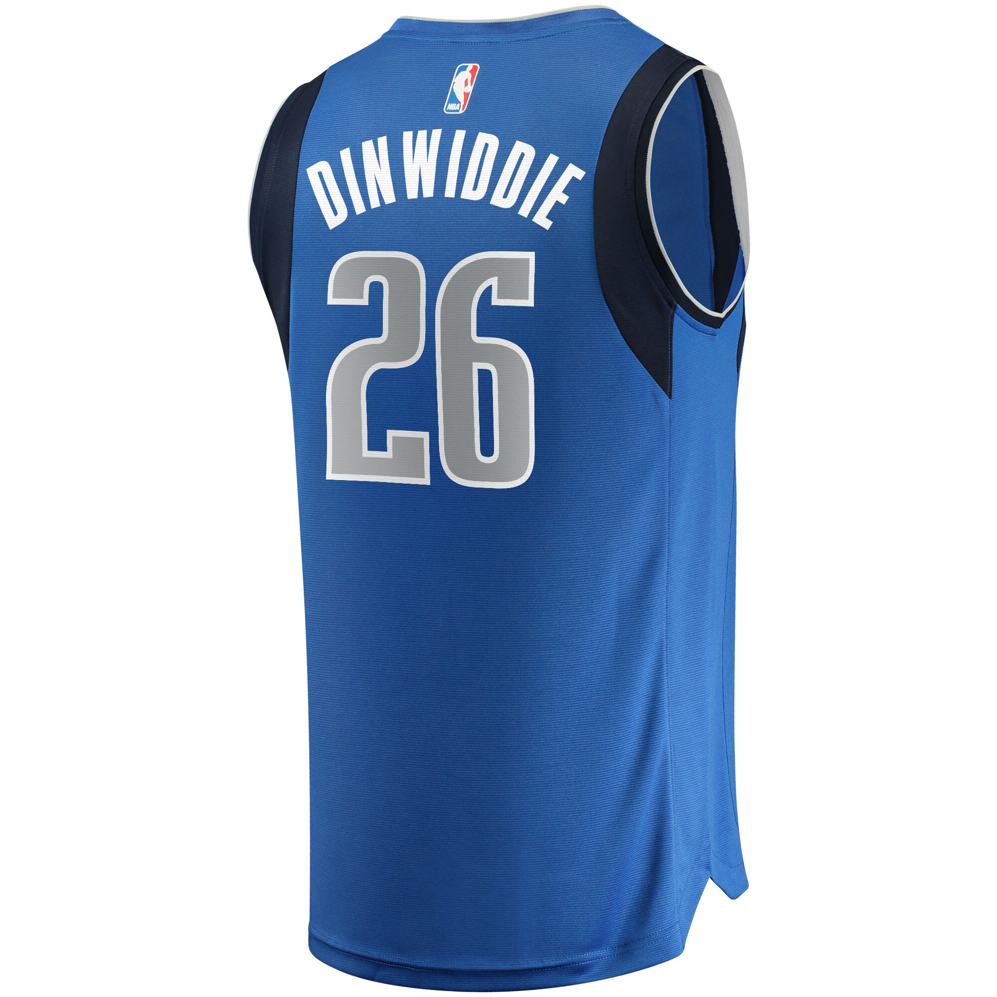 Spencer Dinwiddie Dallas Mavericks Fanatics Branded 2021/22 Fast Break Replica Jersey - Icon Edition - Blue - vstockx