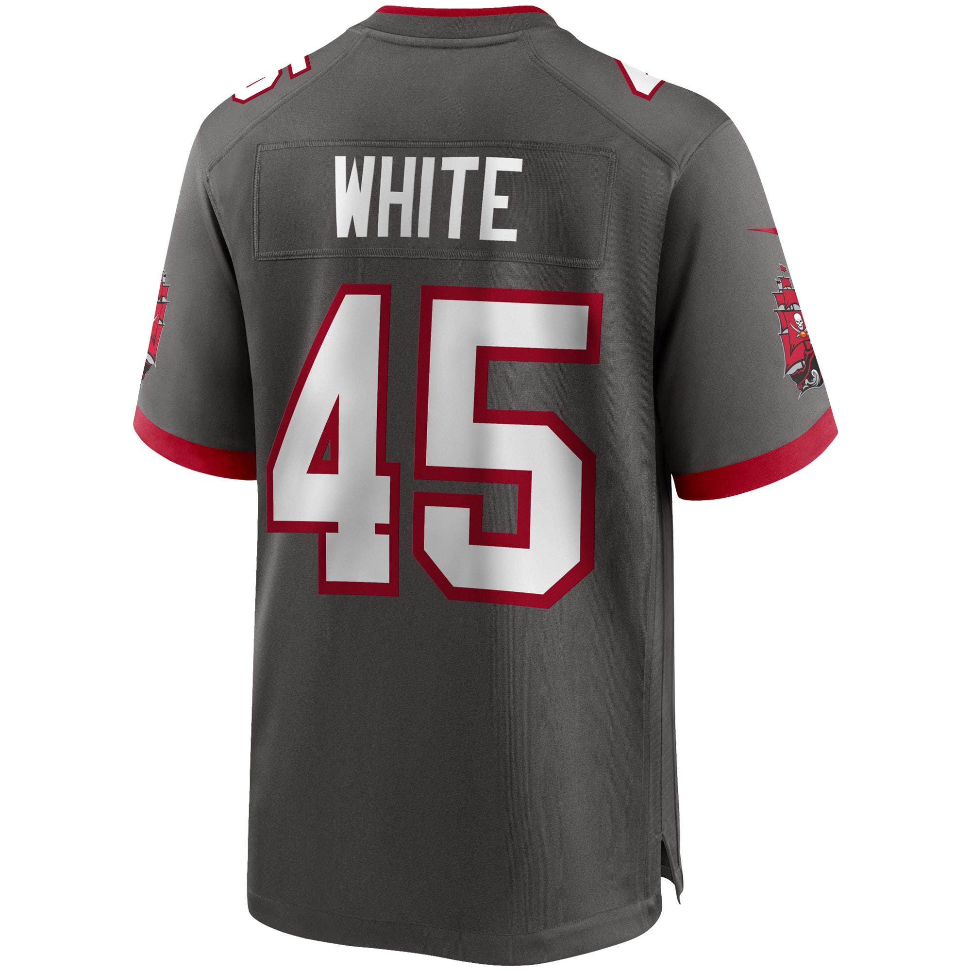 Devin White Tampa Bay Buccaneers Nike Game Jersey - Pewter - vstockx