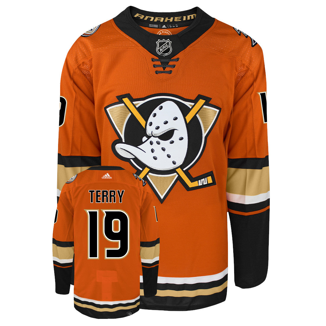 Troy Terry Anaheim Ducks Adidas Primegreen Authentic NHL Hockey Jersey - vstockx