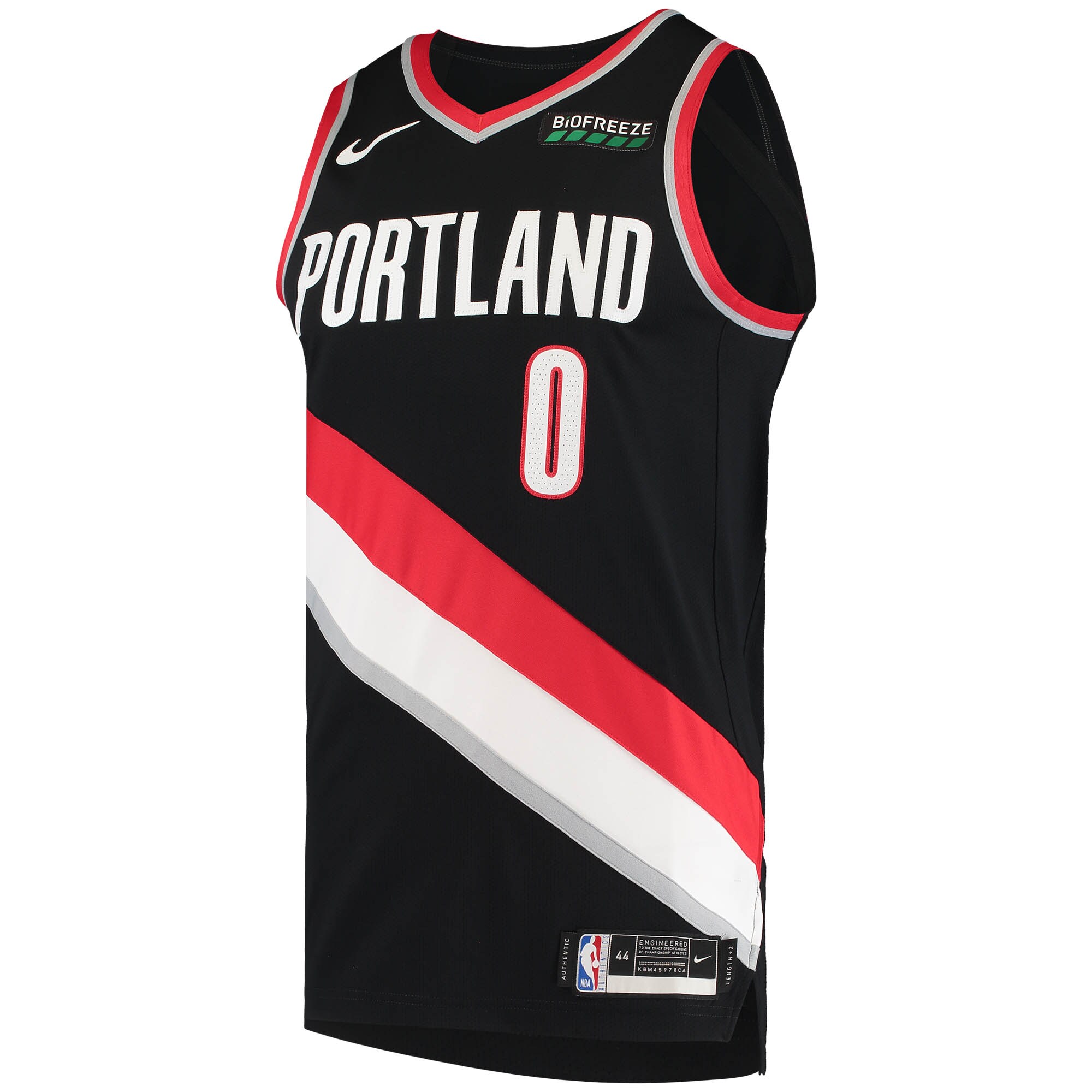 Damian Lillard Portland Trail Blazers Nike Authentic Jersey - Icon Edition - Black - vstockx