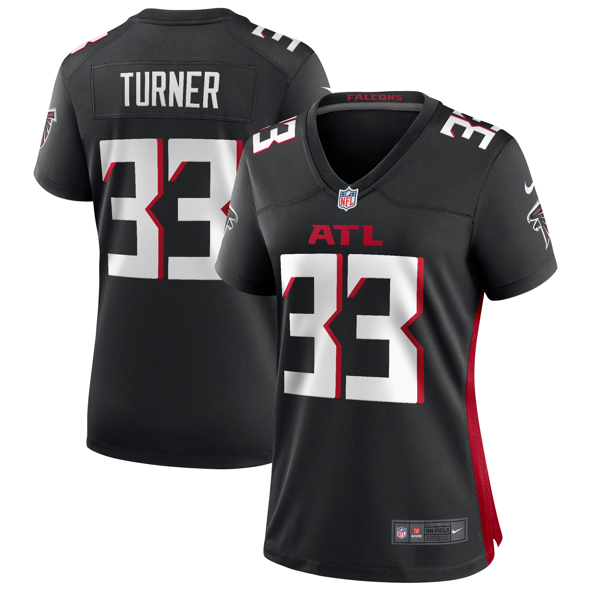 Michael Turner Atlanta Falcons Nike Women's Game Retired Player Jersey - Black - vstockx